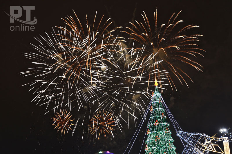 Новогодний салют в Набережных Челнах