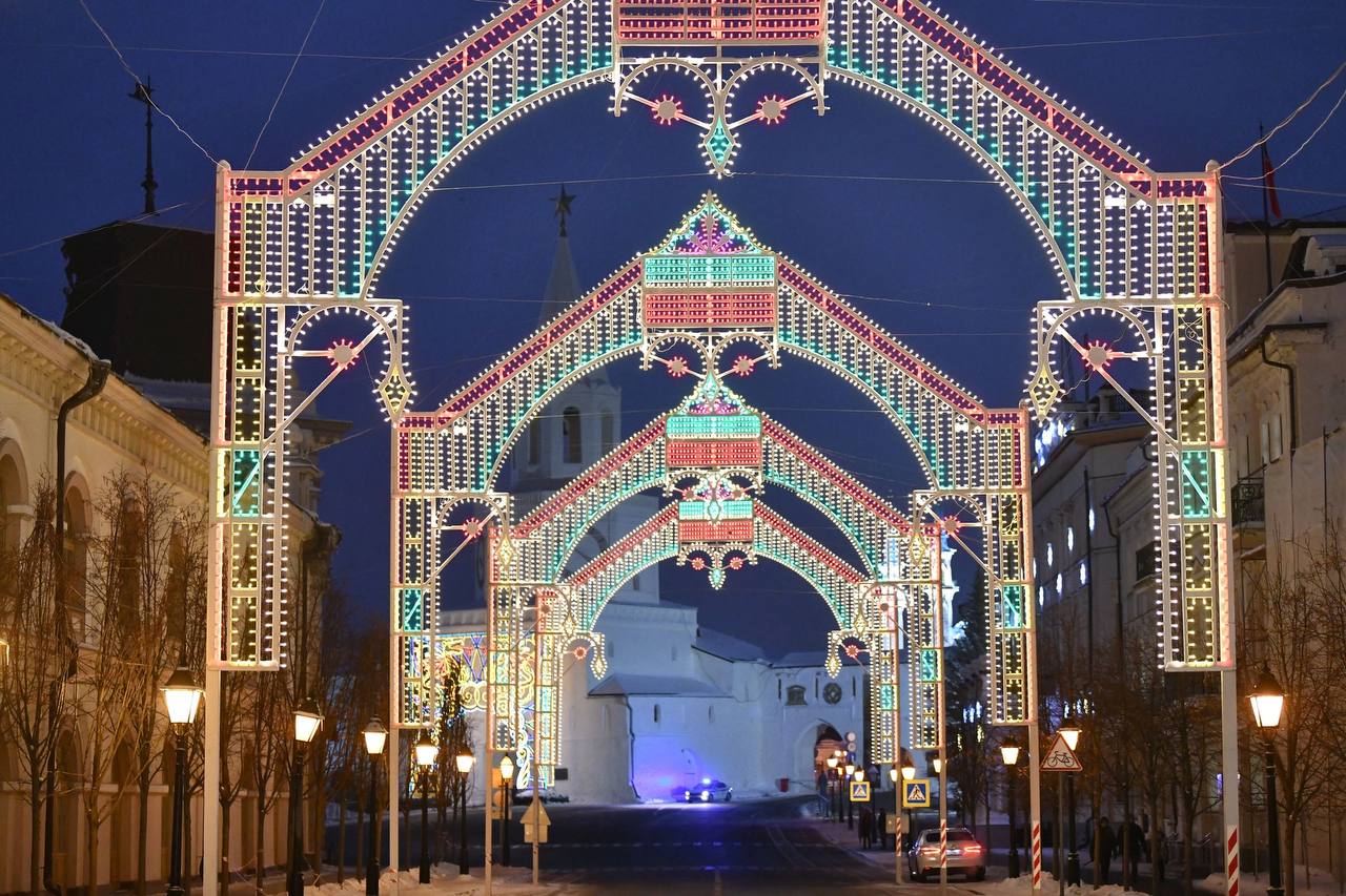 Работы над новогодним оформлением стартовали в Казани