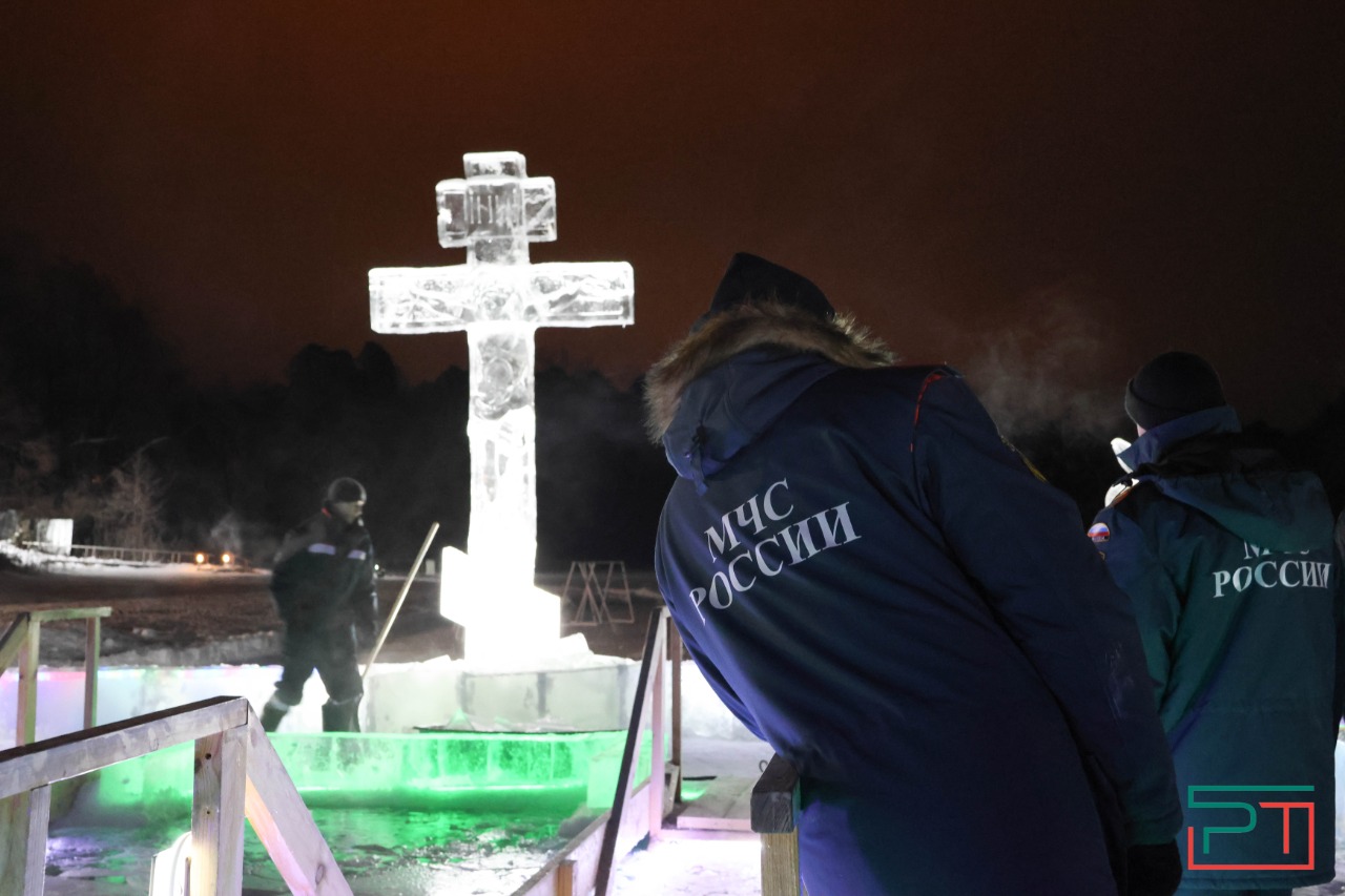 Крещение в Раифском монастыре