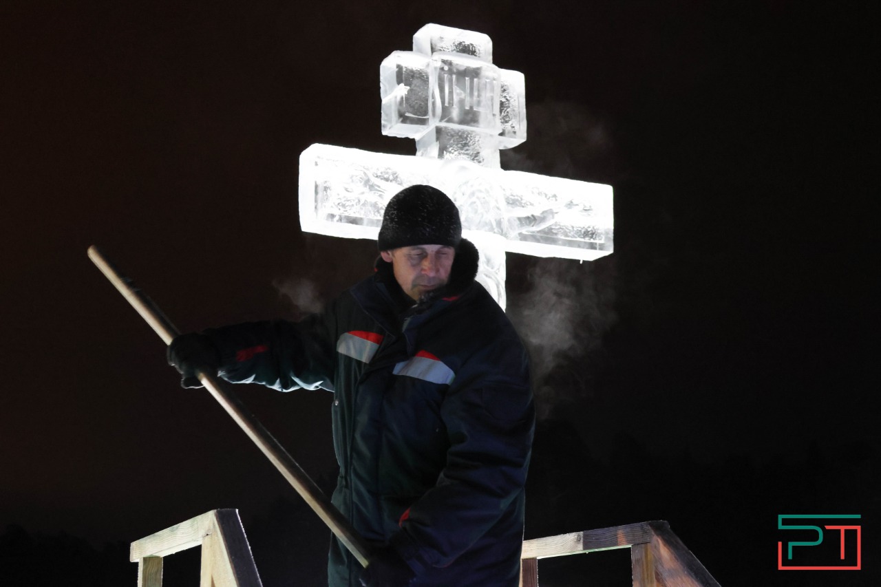 Крещение в Раифском монастыре