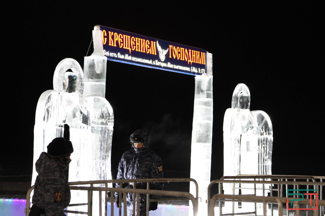 Крещение в Раифском монастыре