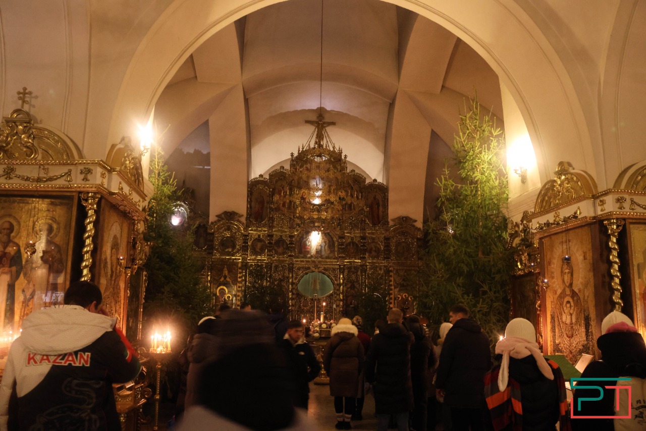 Крещение в Раифском монастыре