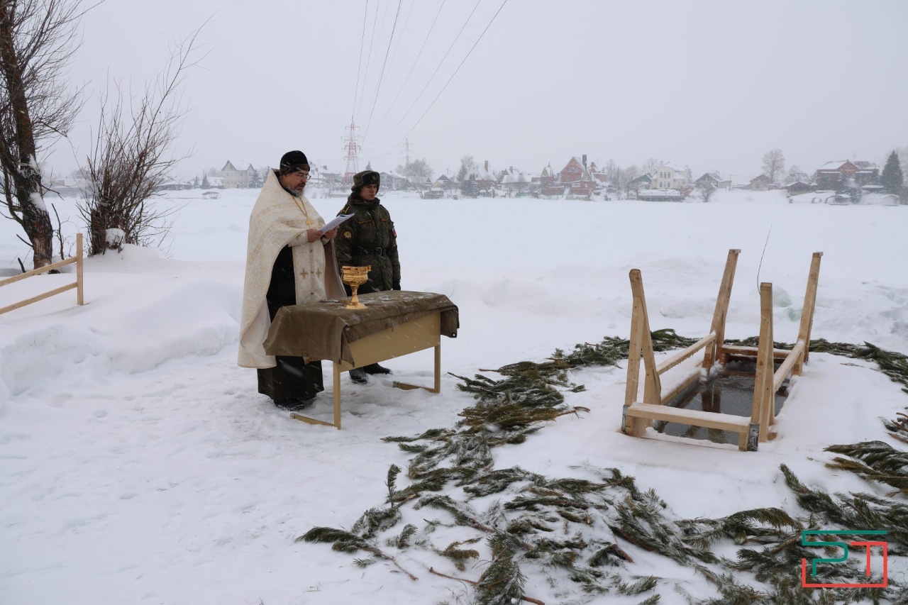 Крещенские купания на озере Верхний Кабан в Казани