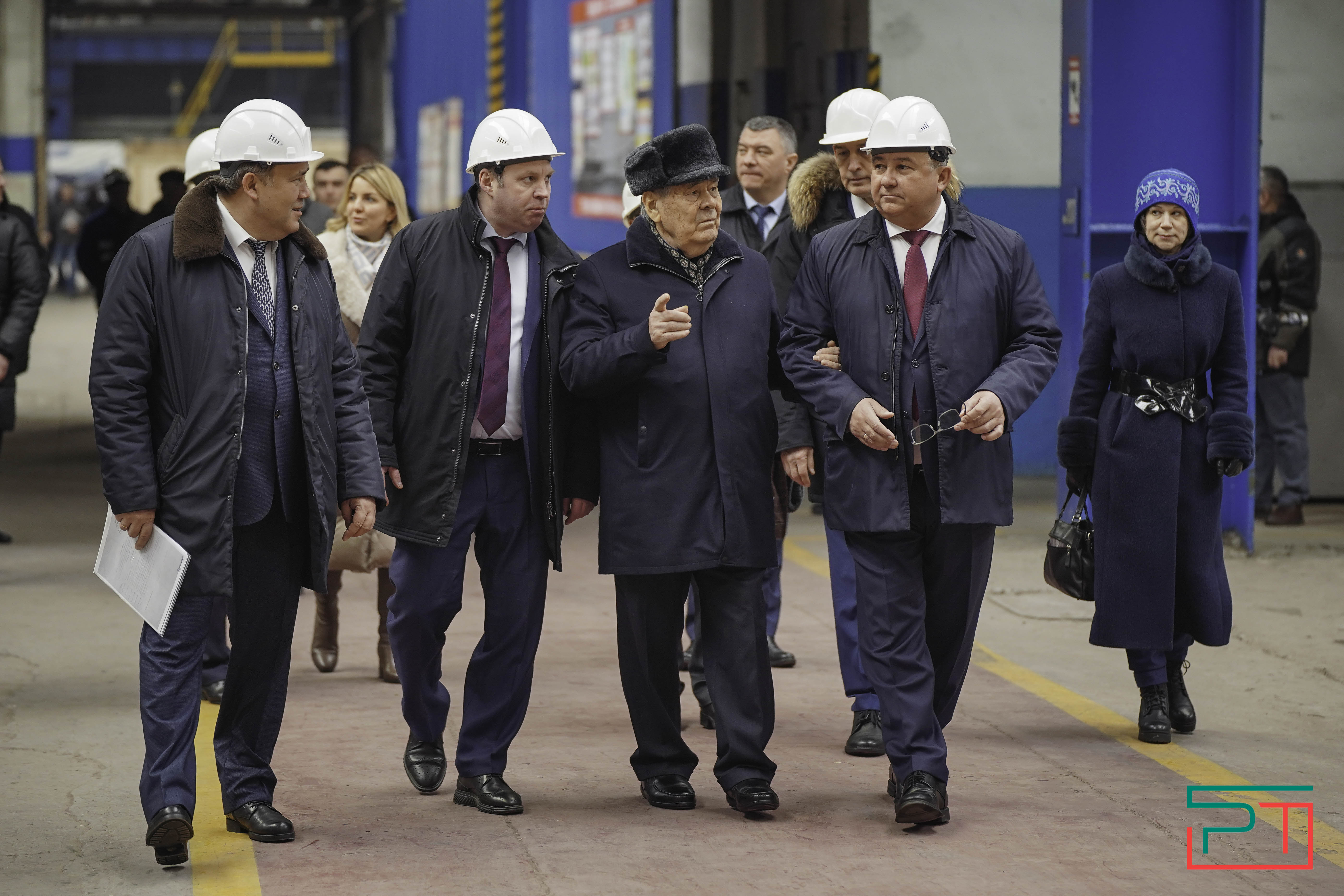 Шаймиев посетил Зеленодольский судостроительный завод