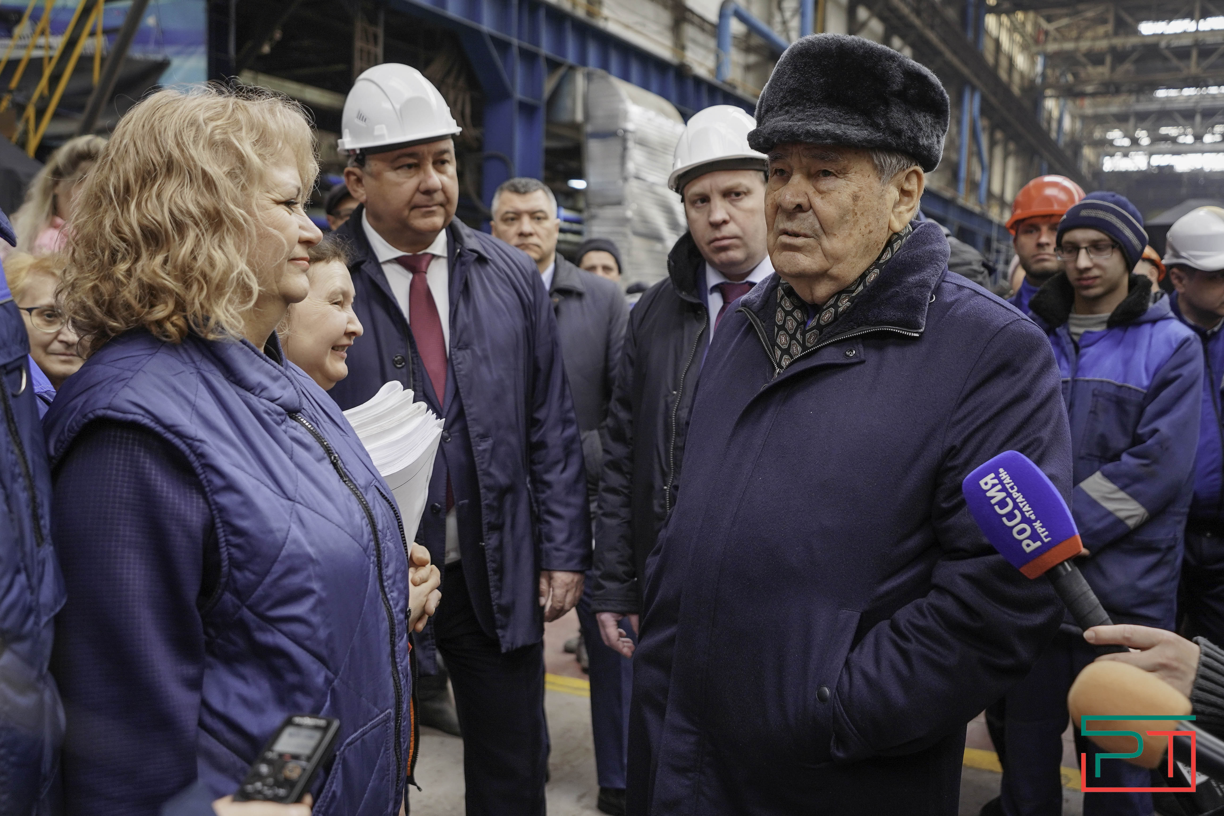 Шаймиев посетил Зеленодольский судостроительный завод