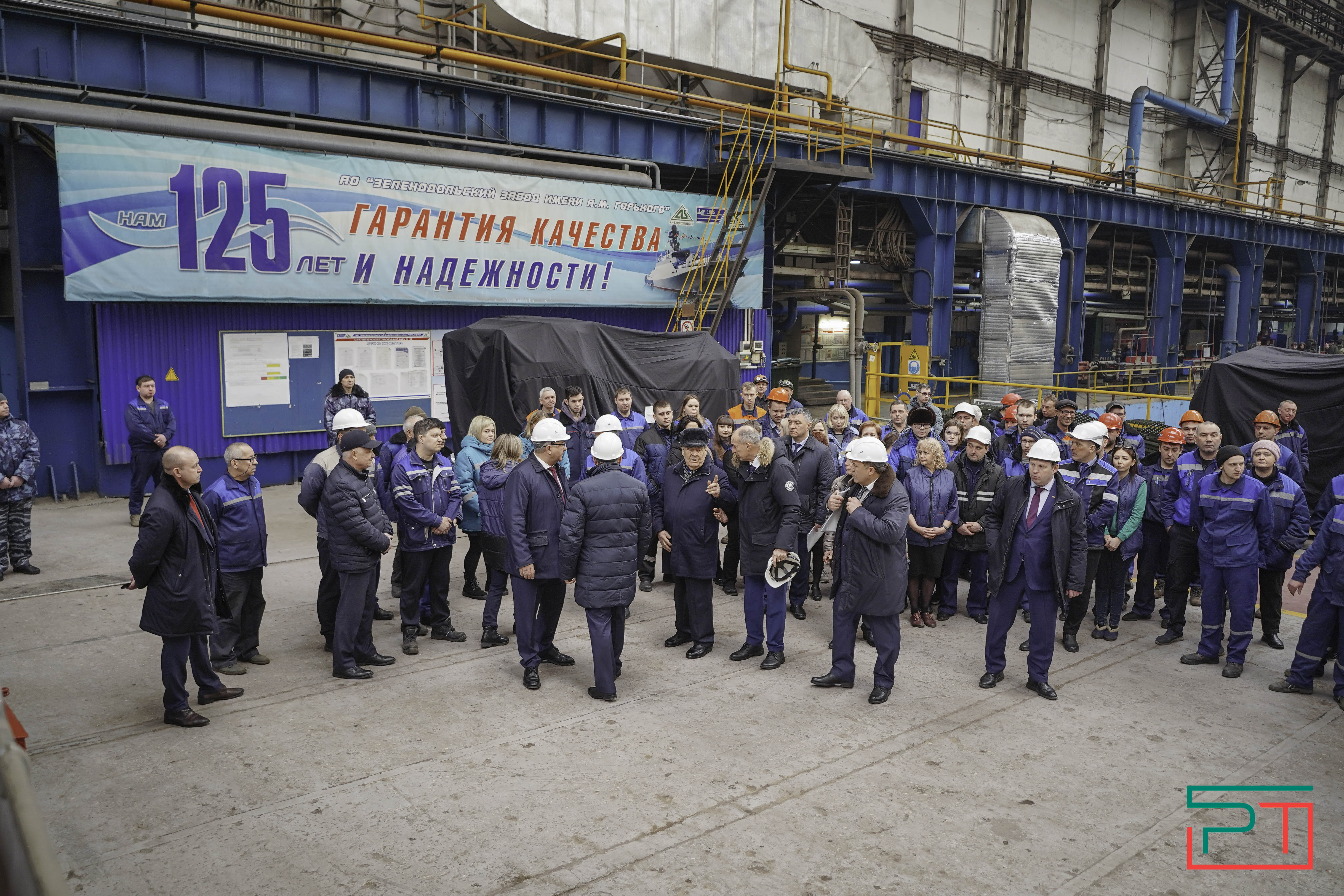 Шаймиев посетил Зеленодольский судостроительный завод