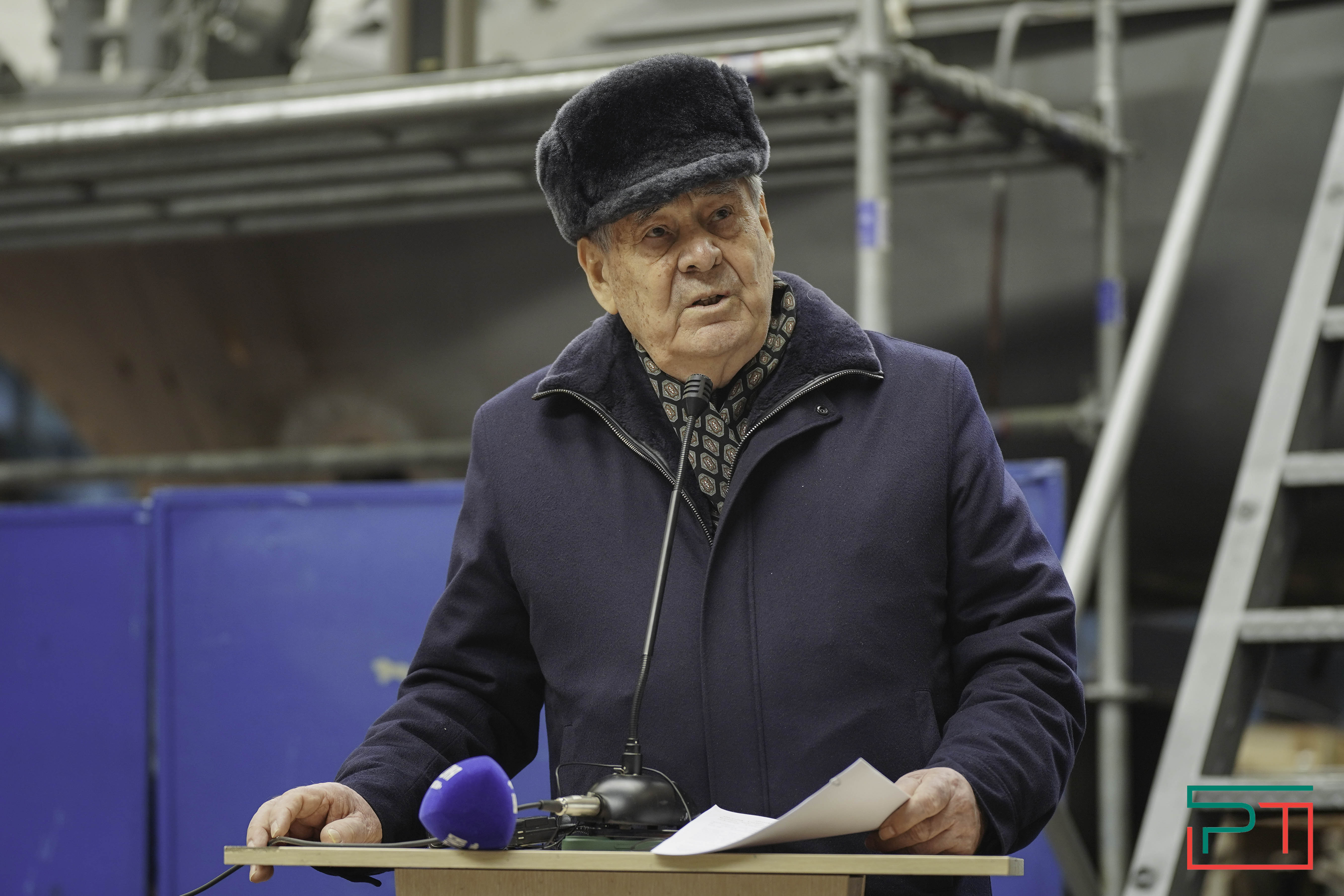 Шаймиев посетил Зеленодольский судостроительный завод