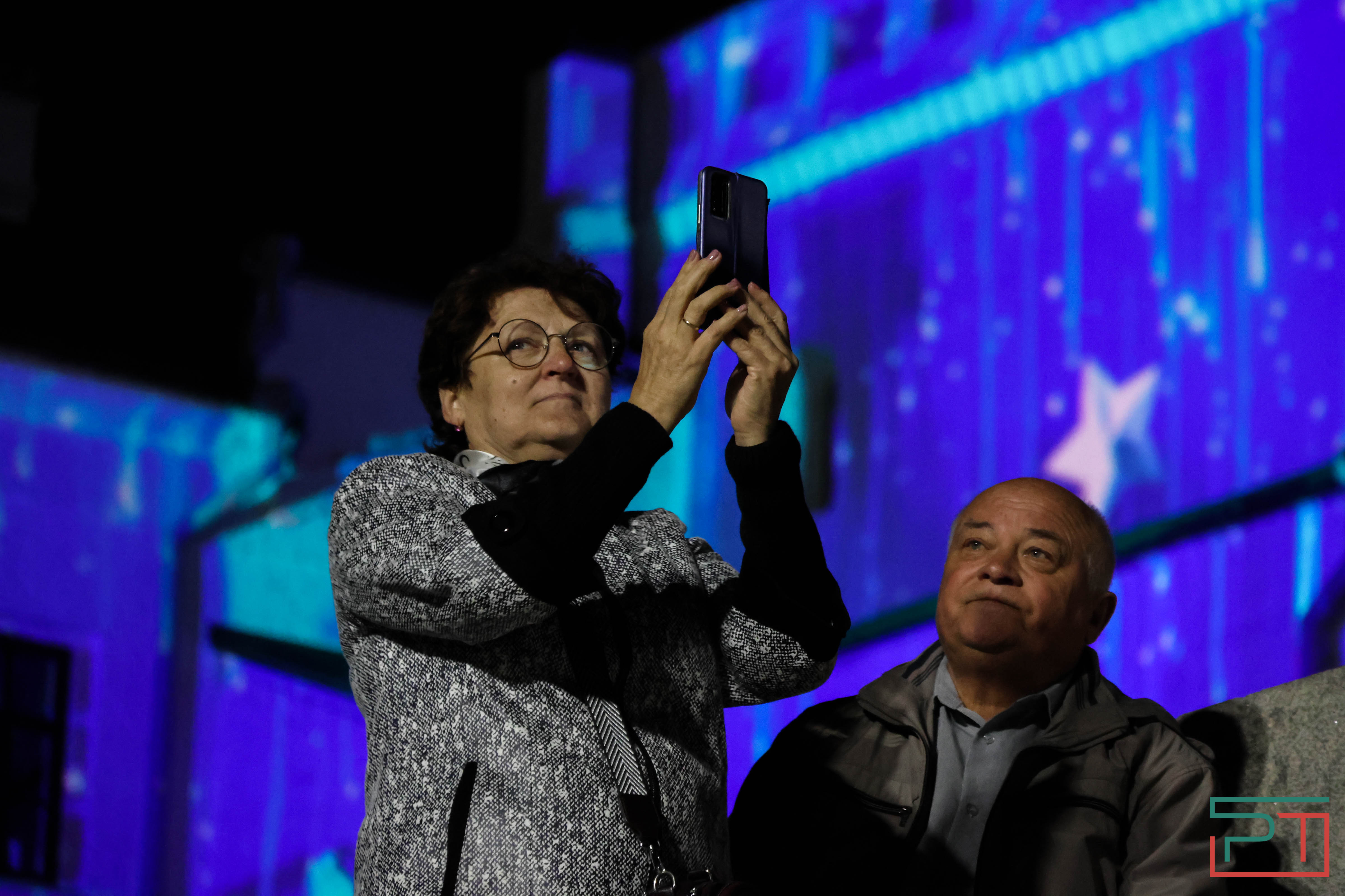 Фестиваль света "Сияние Кремля" в Казани