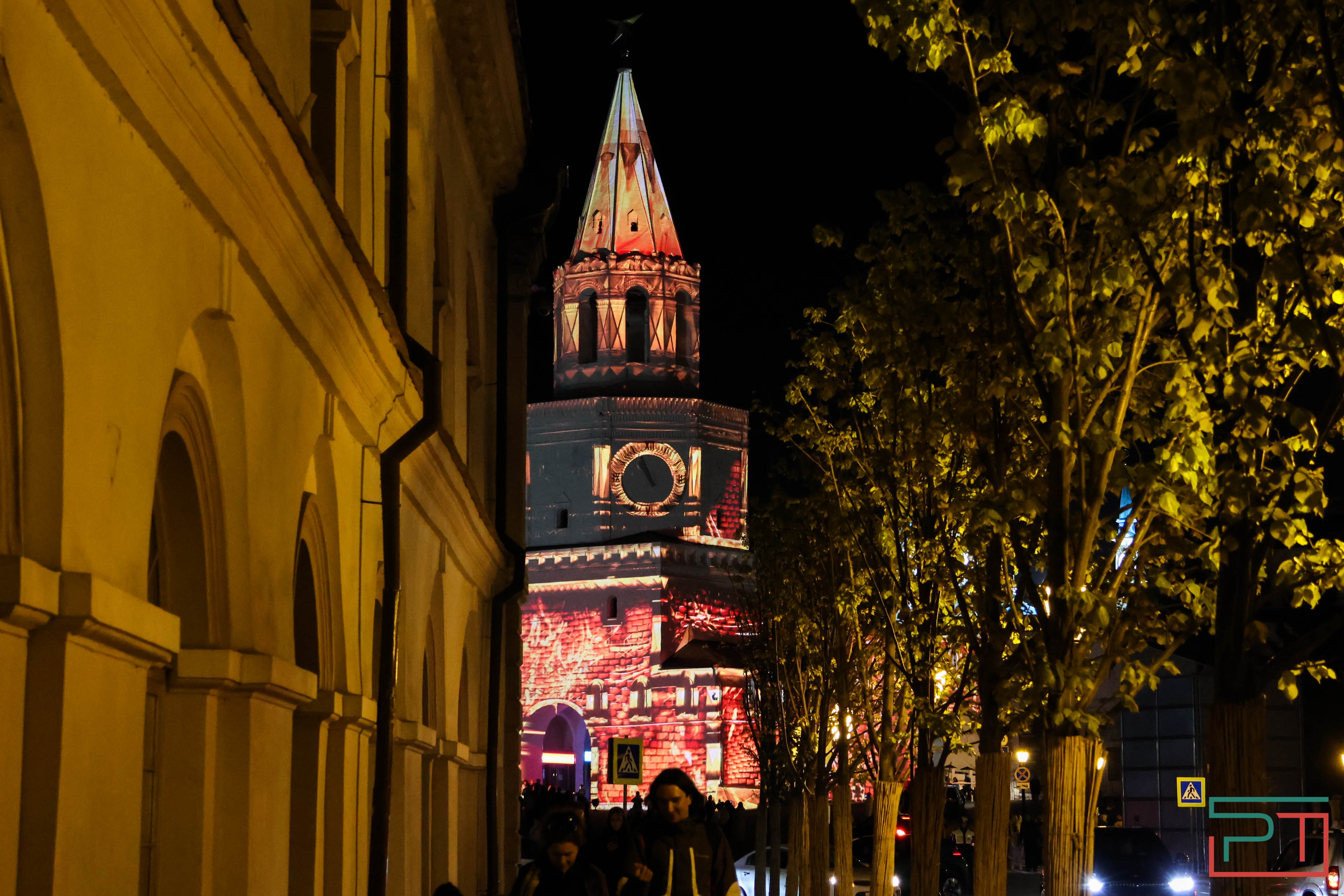 Фестиваль света "Сияние Кремля" в Казани