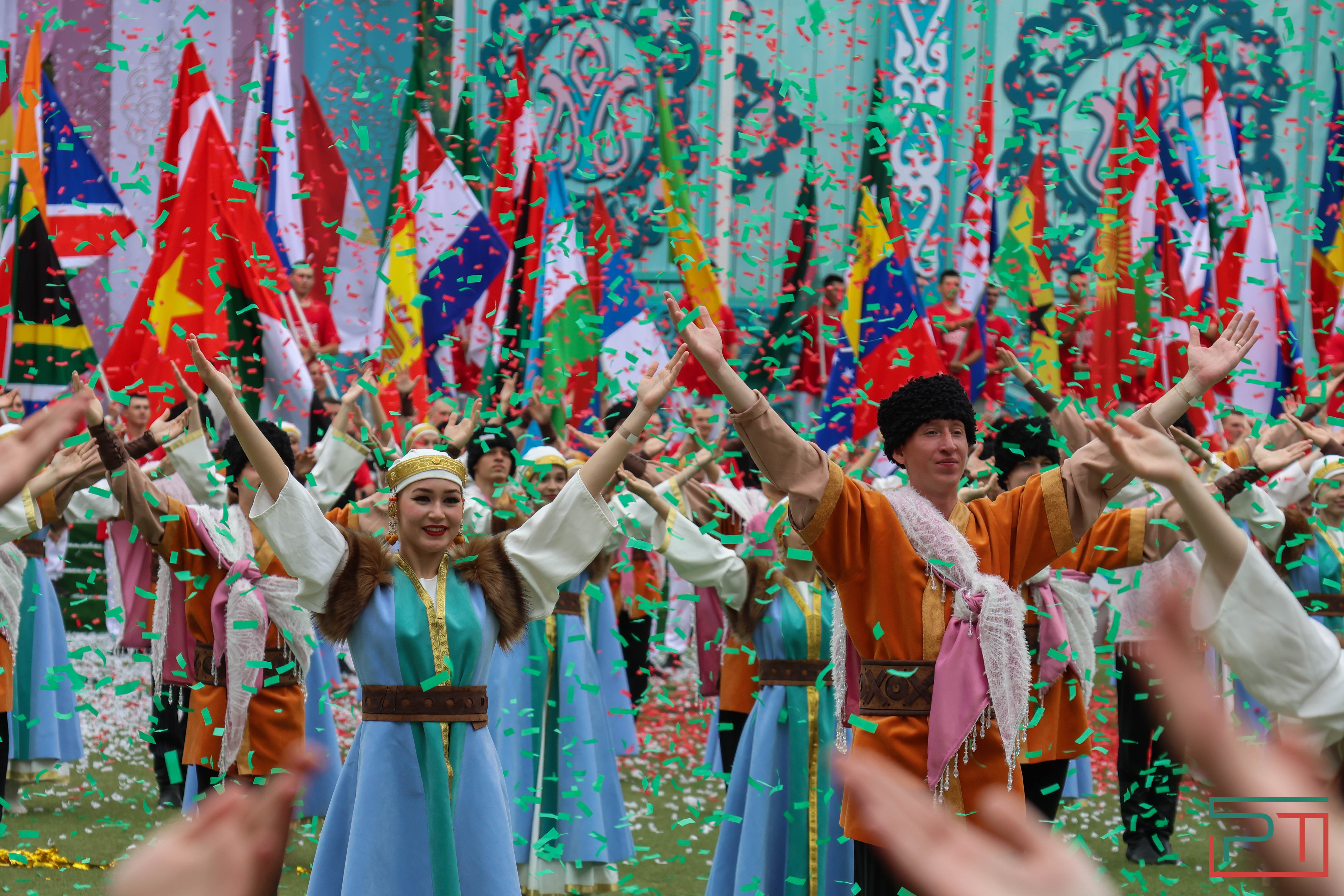 Закрытие Игр БРИКС на Сабантуе в Казани