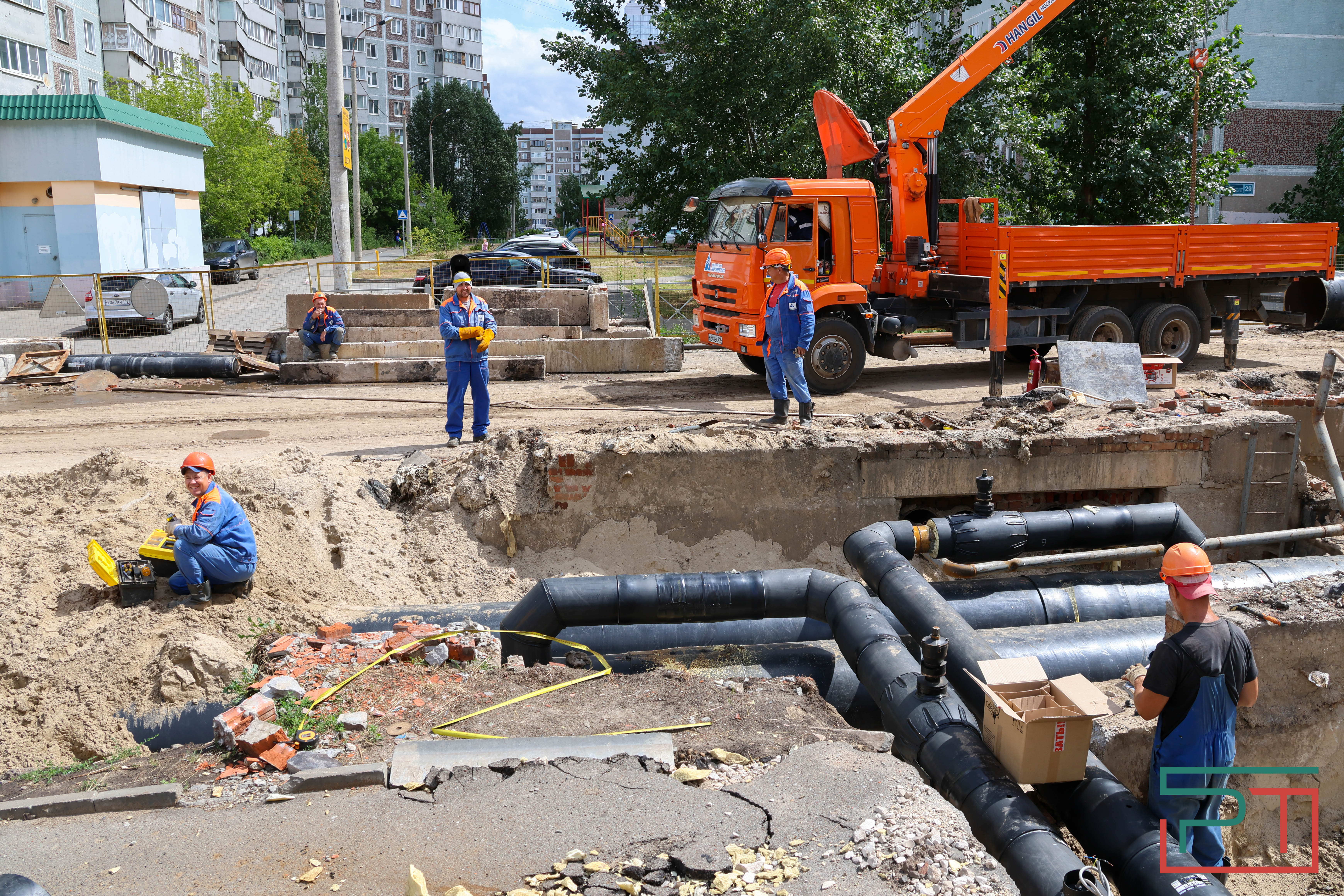 Ремонт труб в Казани