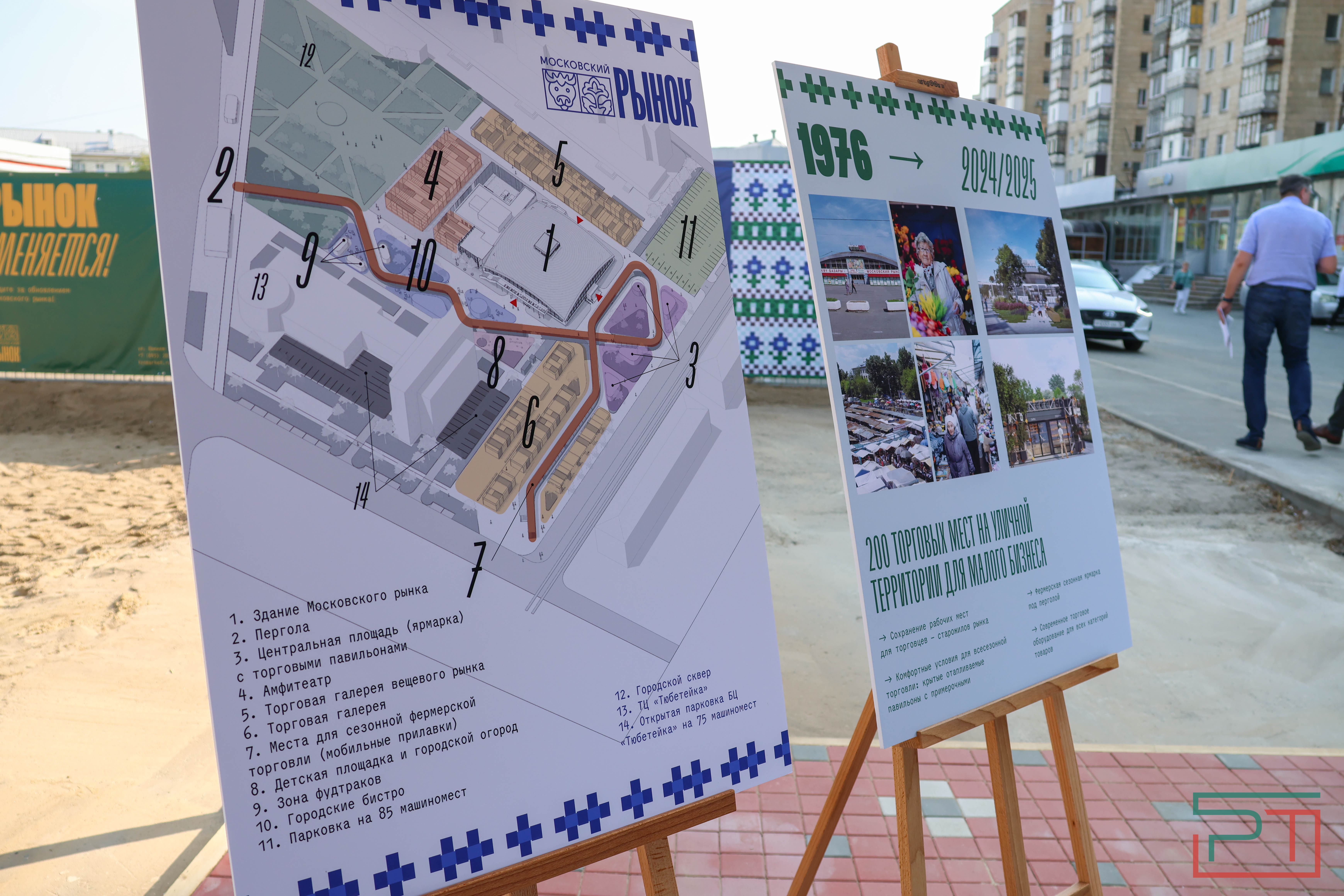 Парк, огород и амфитеатр: каким будет обновленный Московский рынок в Казани