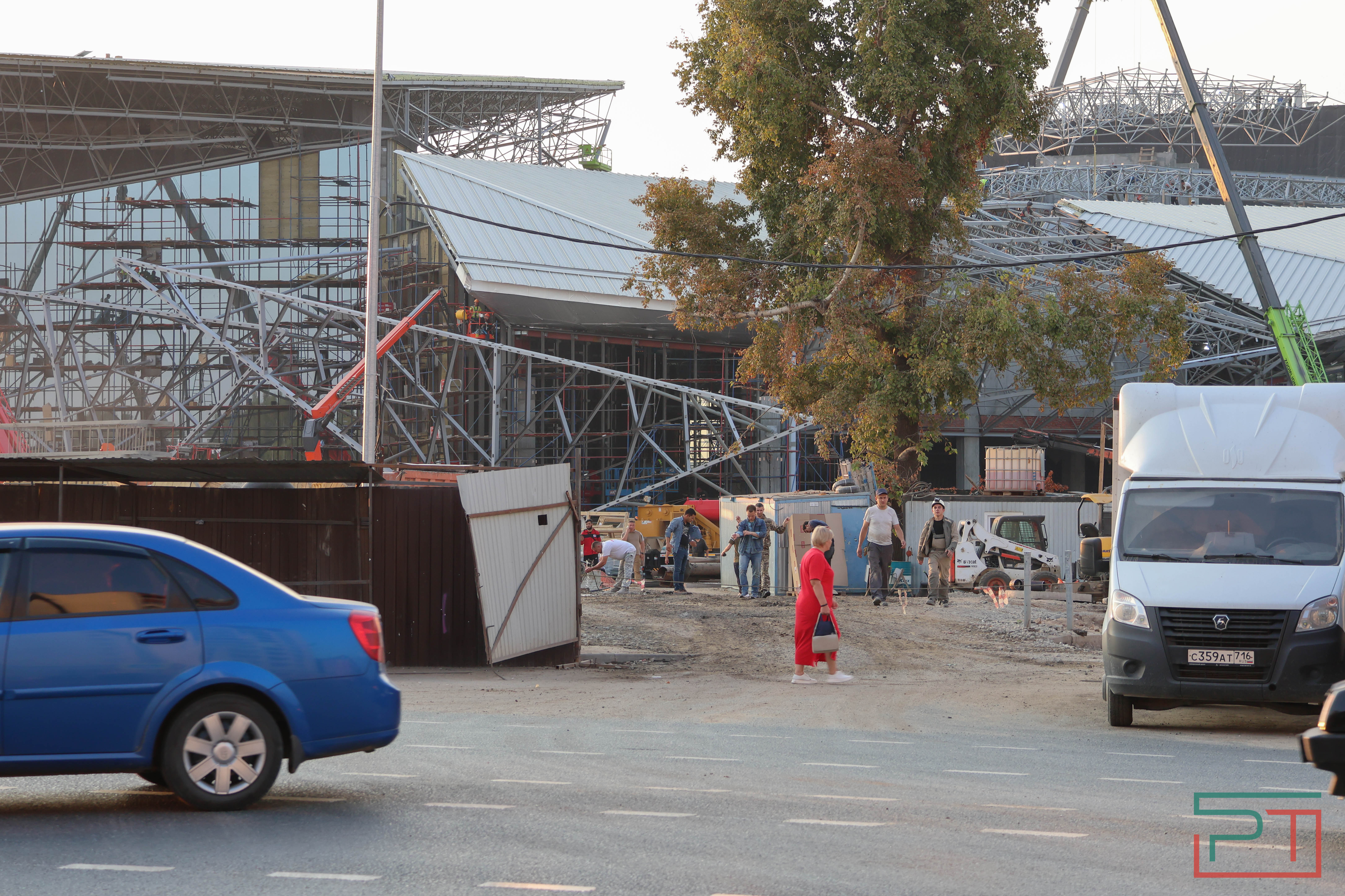В Казани продолжается строительство нового театра Камала