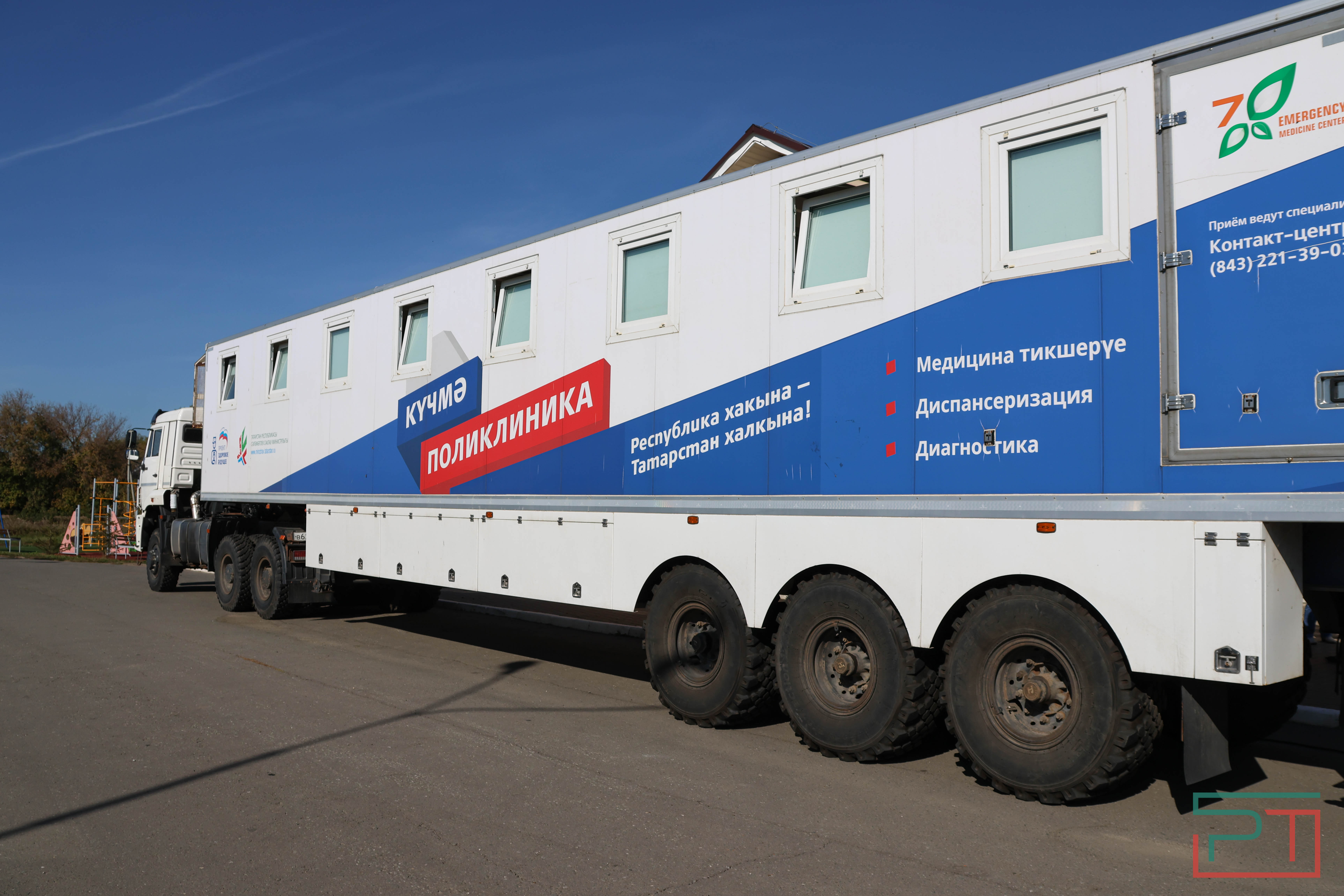 Мобильная поликлиника приехала в Тимофеевку