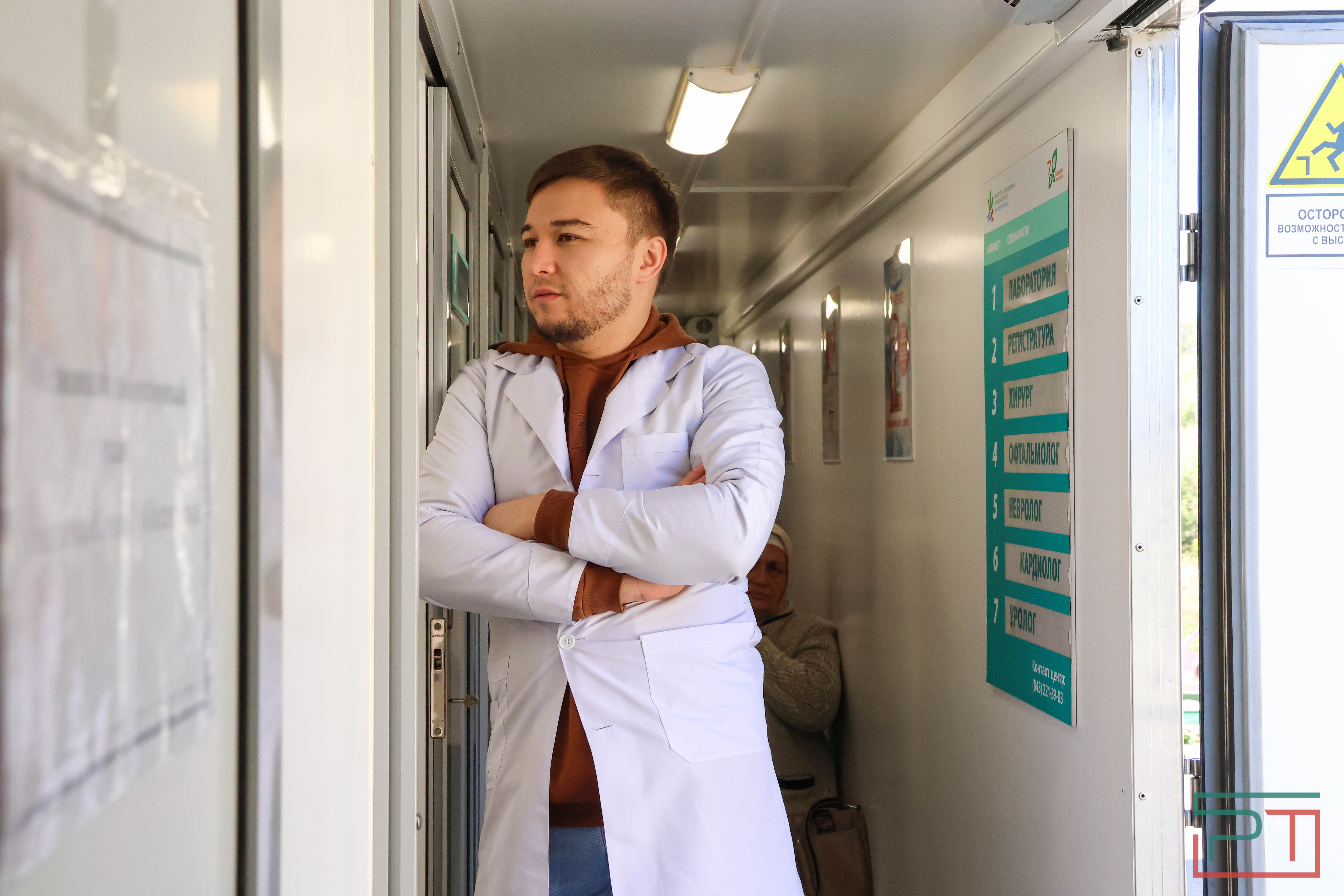 Мобильная поликлиника приехала в Тимофеевку