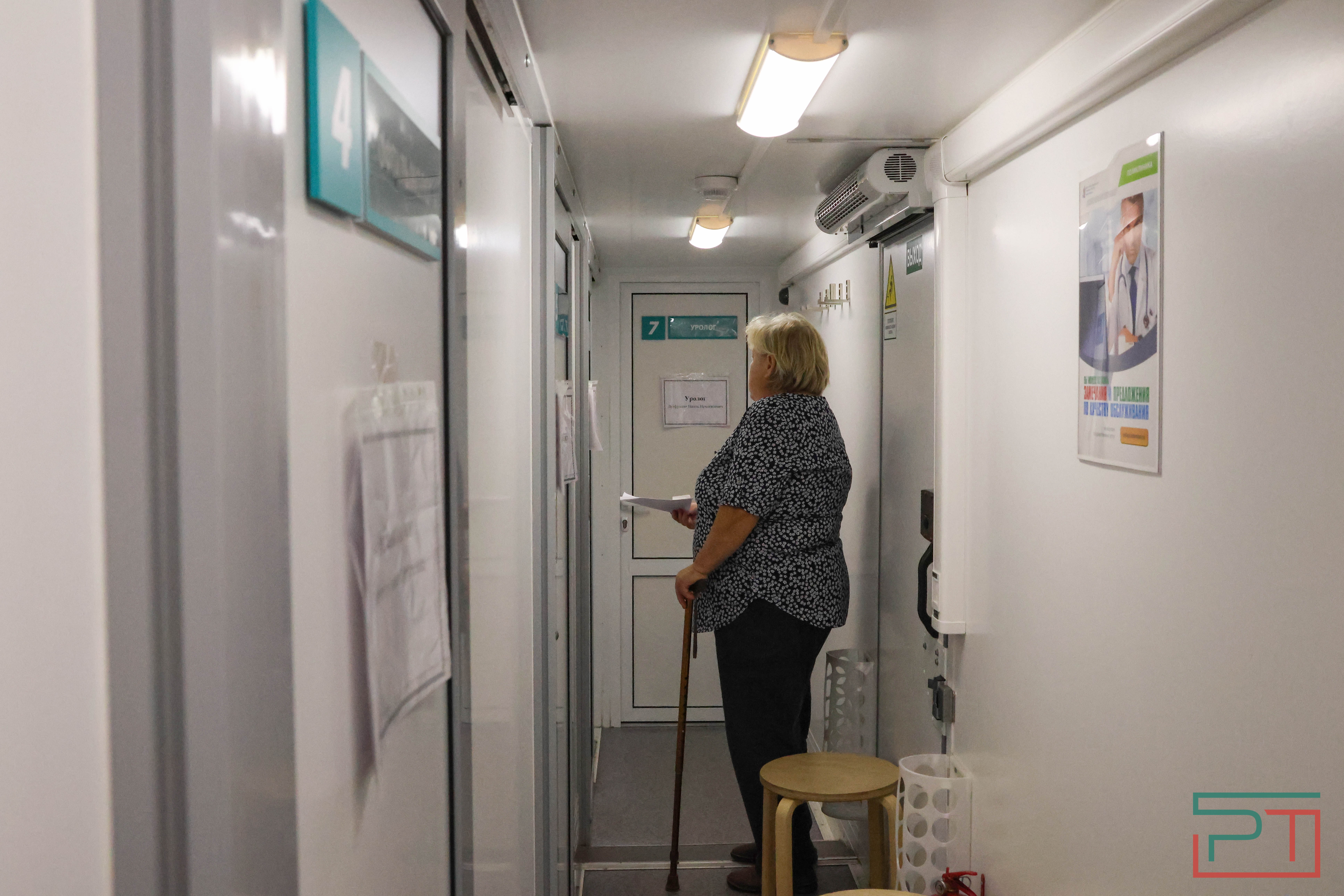 Мобильная поликлиника приехала в Тимофеевку