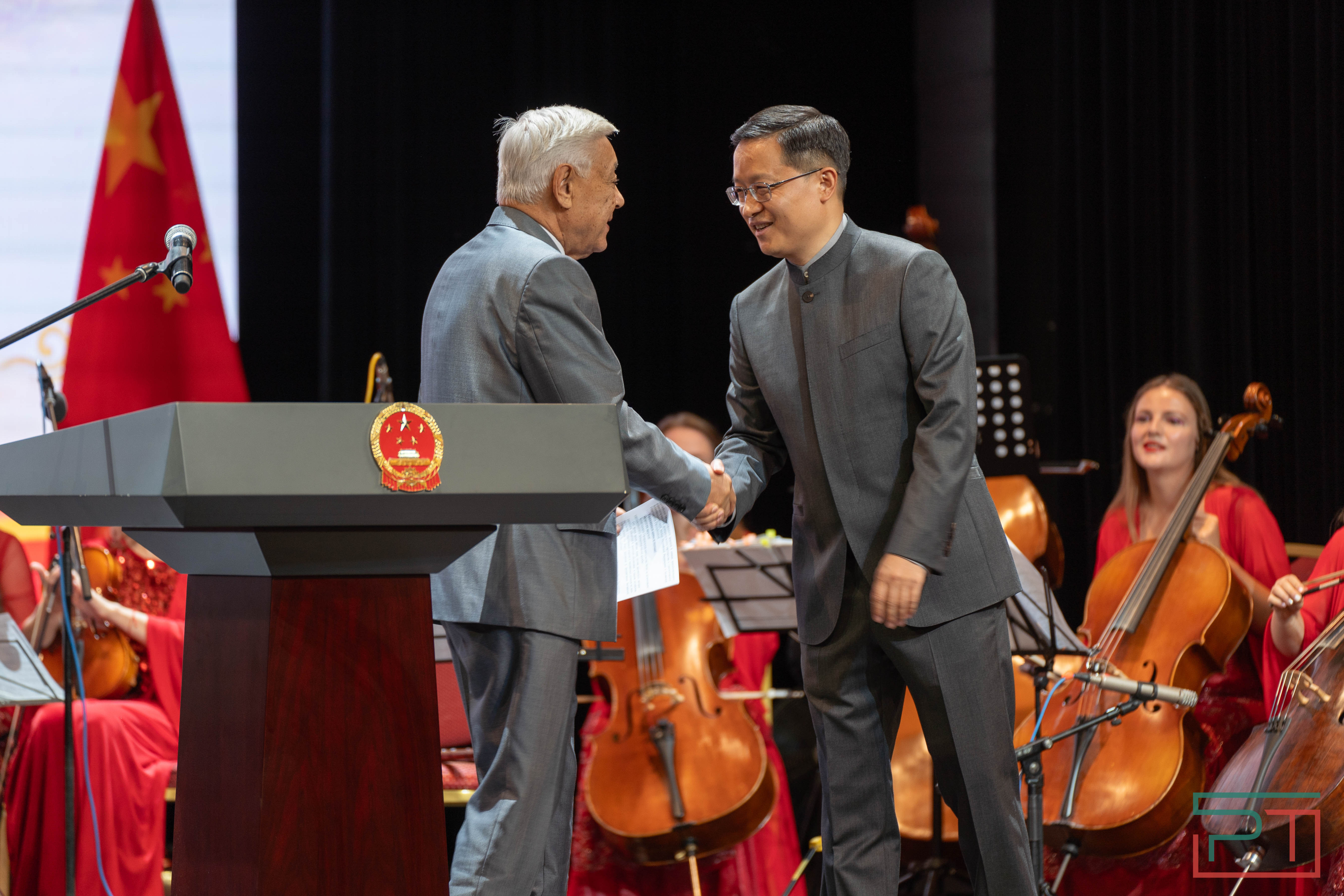 Прием, посвященный 75-летию дипотношений между Россией и КНР