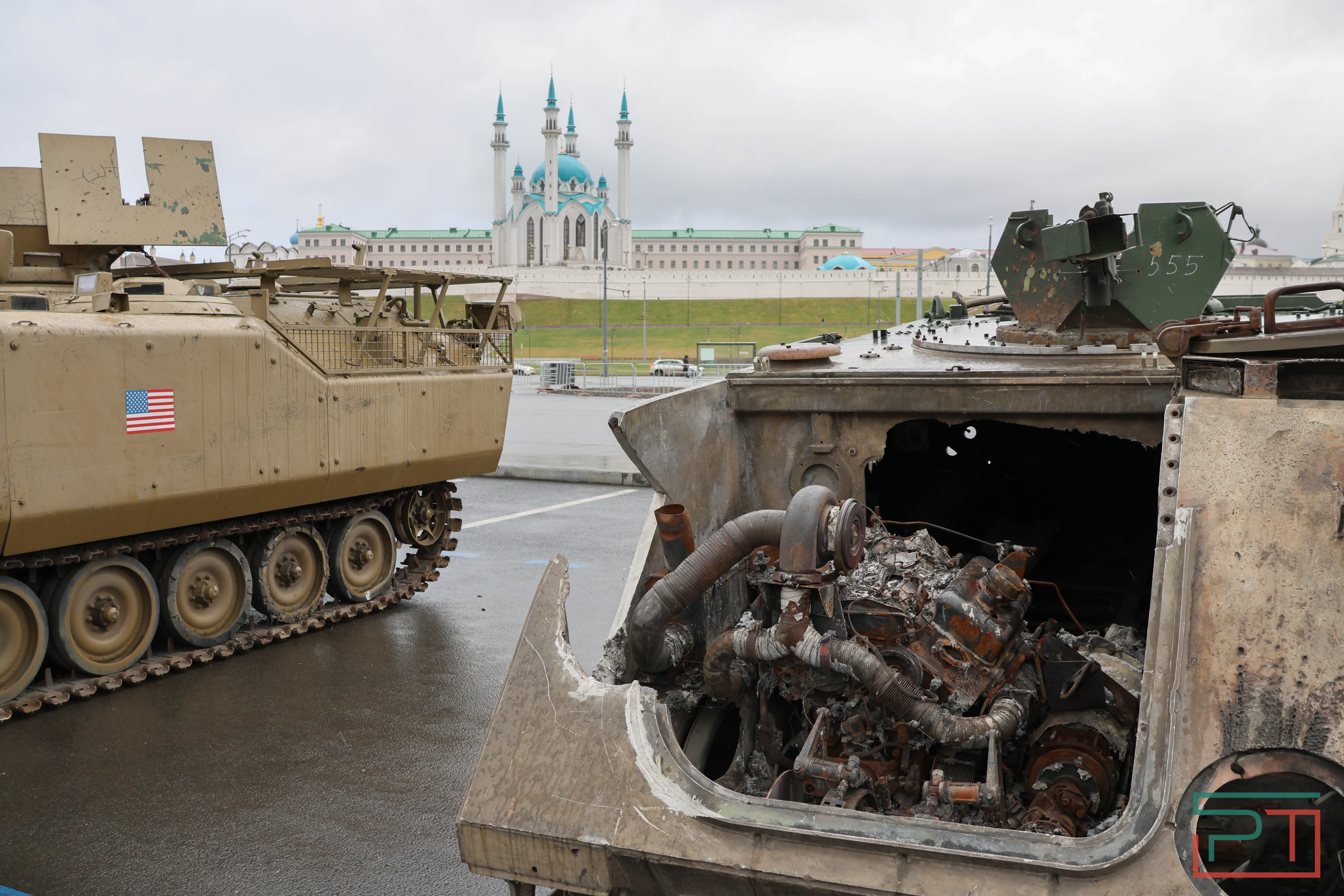 Выставка трофейной техники НАТО