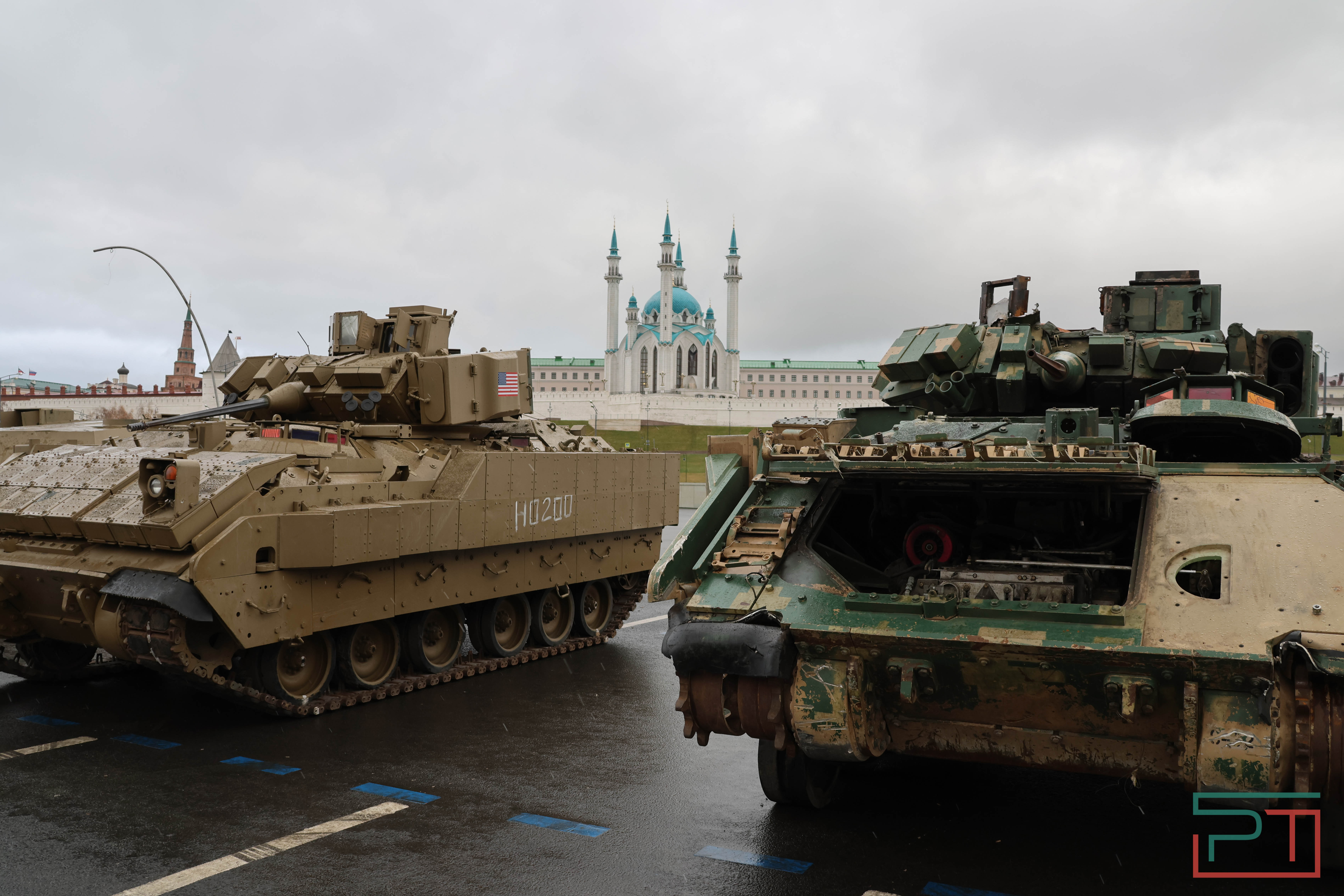 Выставка трофейной техники НАТО