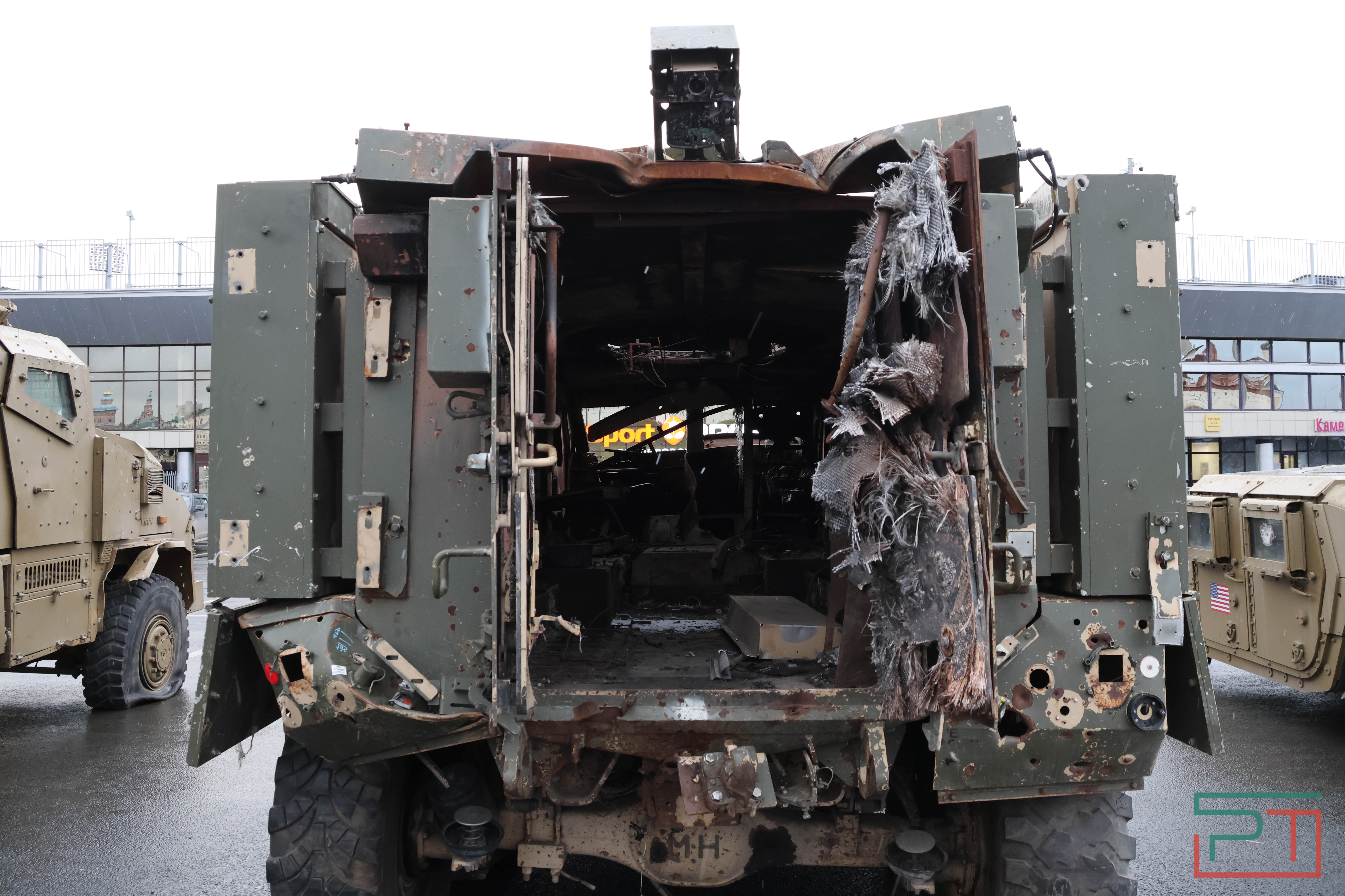 Выставка трофейной техники НАТО