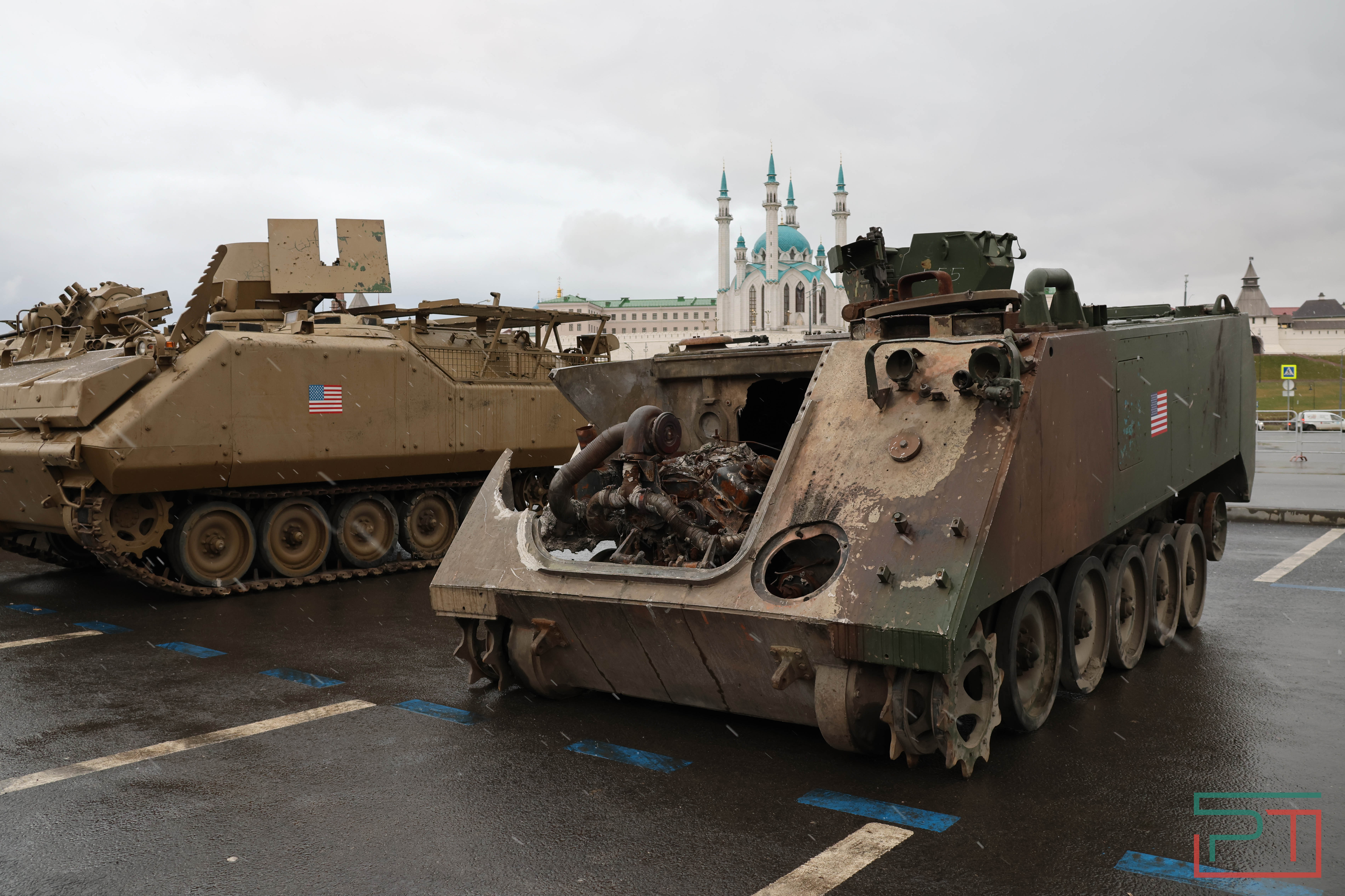 Выставка трофейной техники НАТО