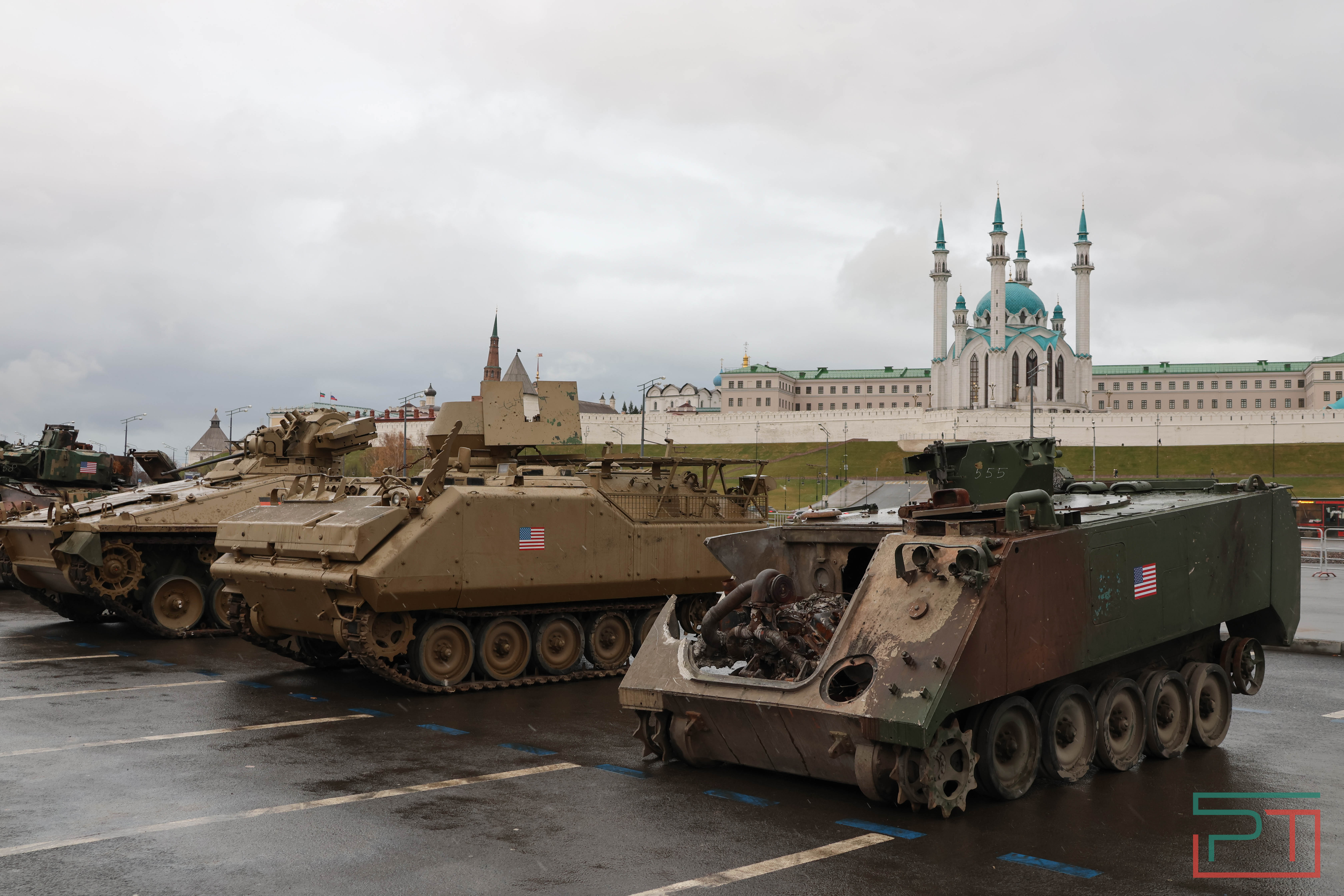 Выставка трофейной техники НАТО