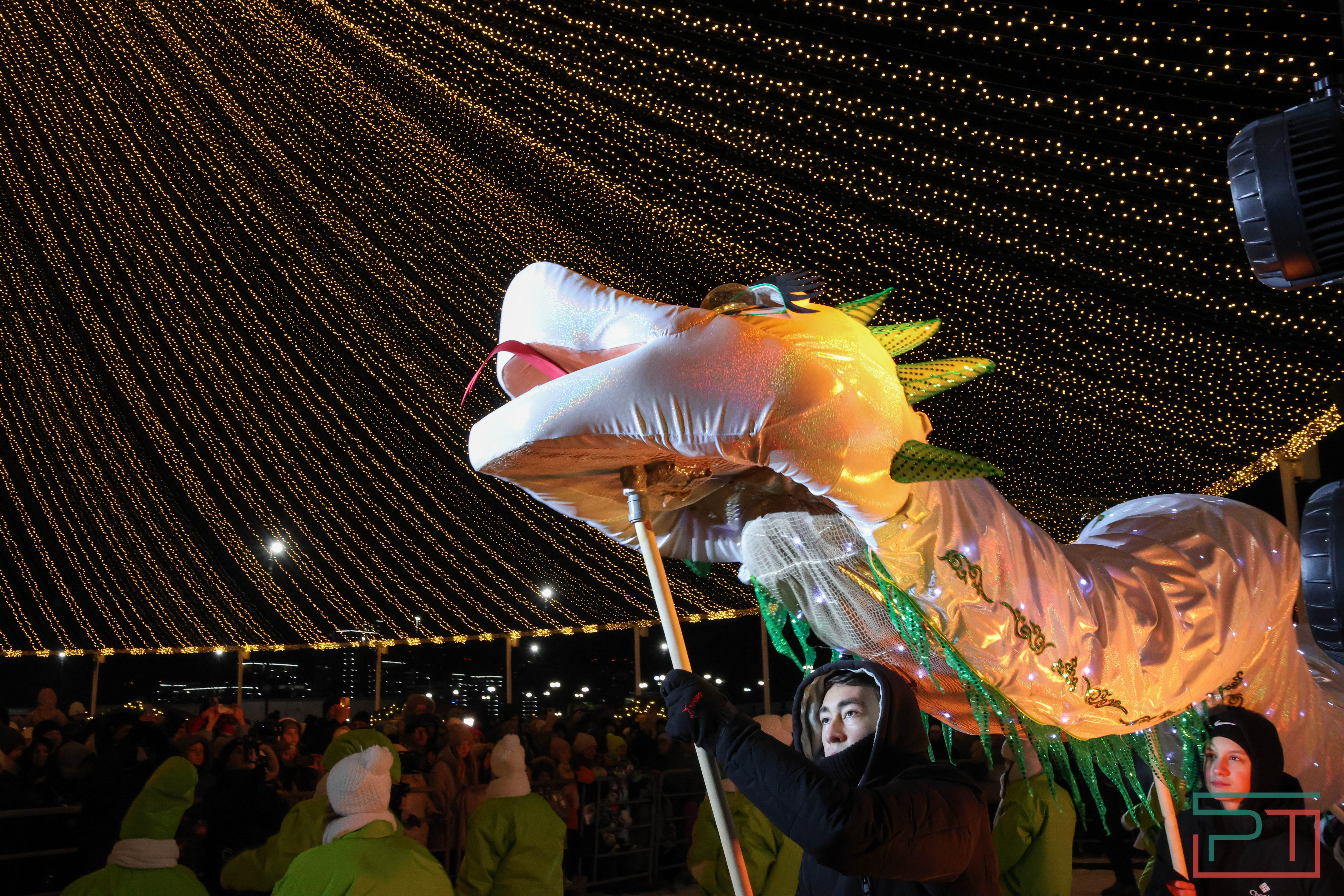 В Казани официально открыли главную елку города