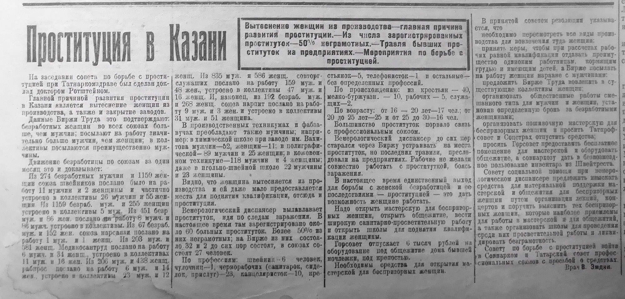 Без елки и Деда Мороза, зато с «моржами» и проститутками: как Казань встречала 1925 год