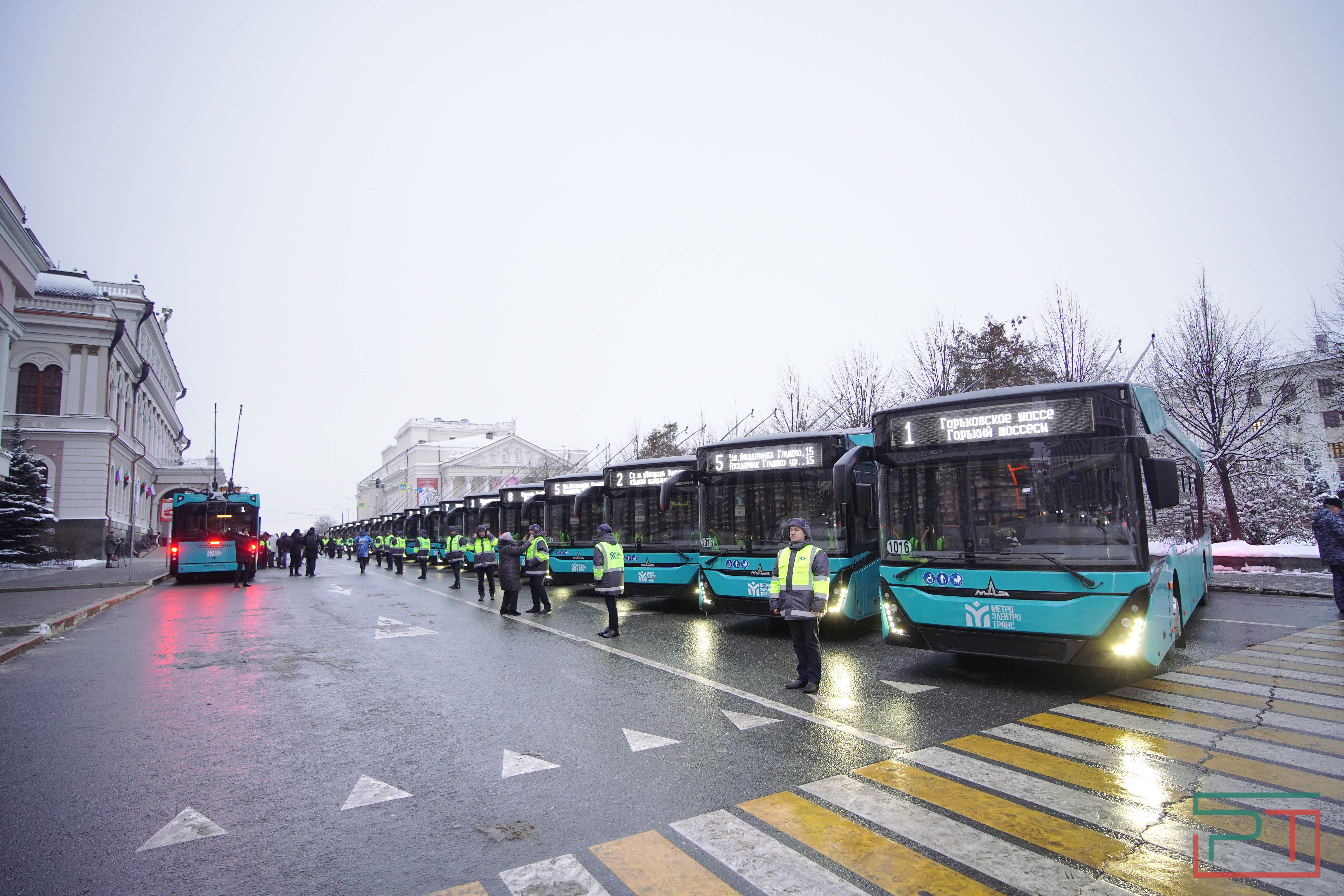 Казань получила новые троллейбусы