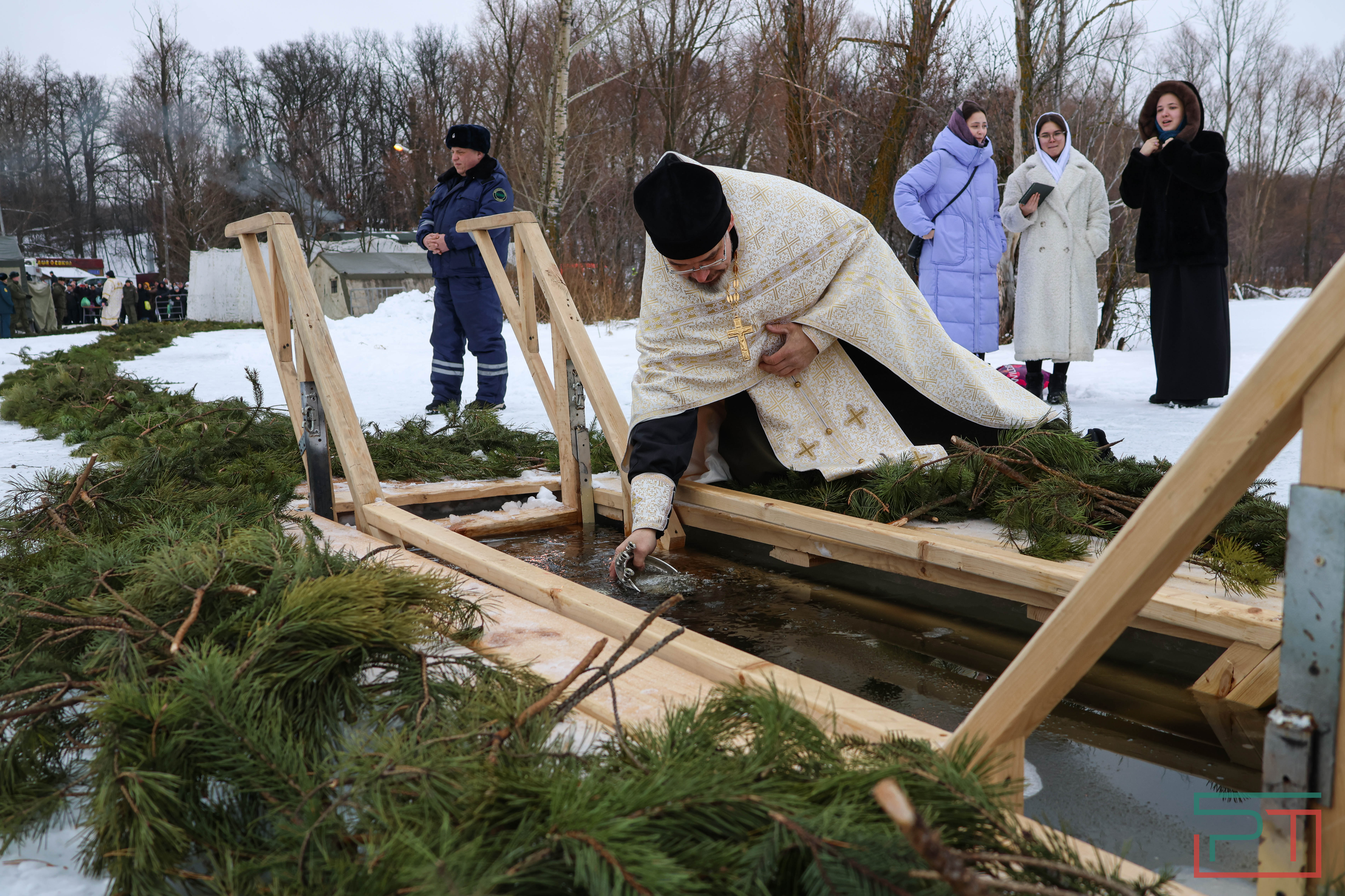 Крещенские купания на озере Верхний Кабан