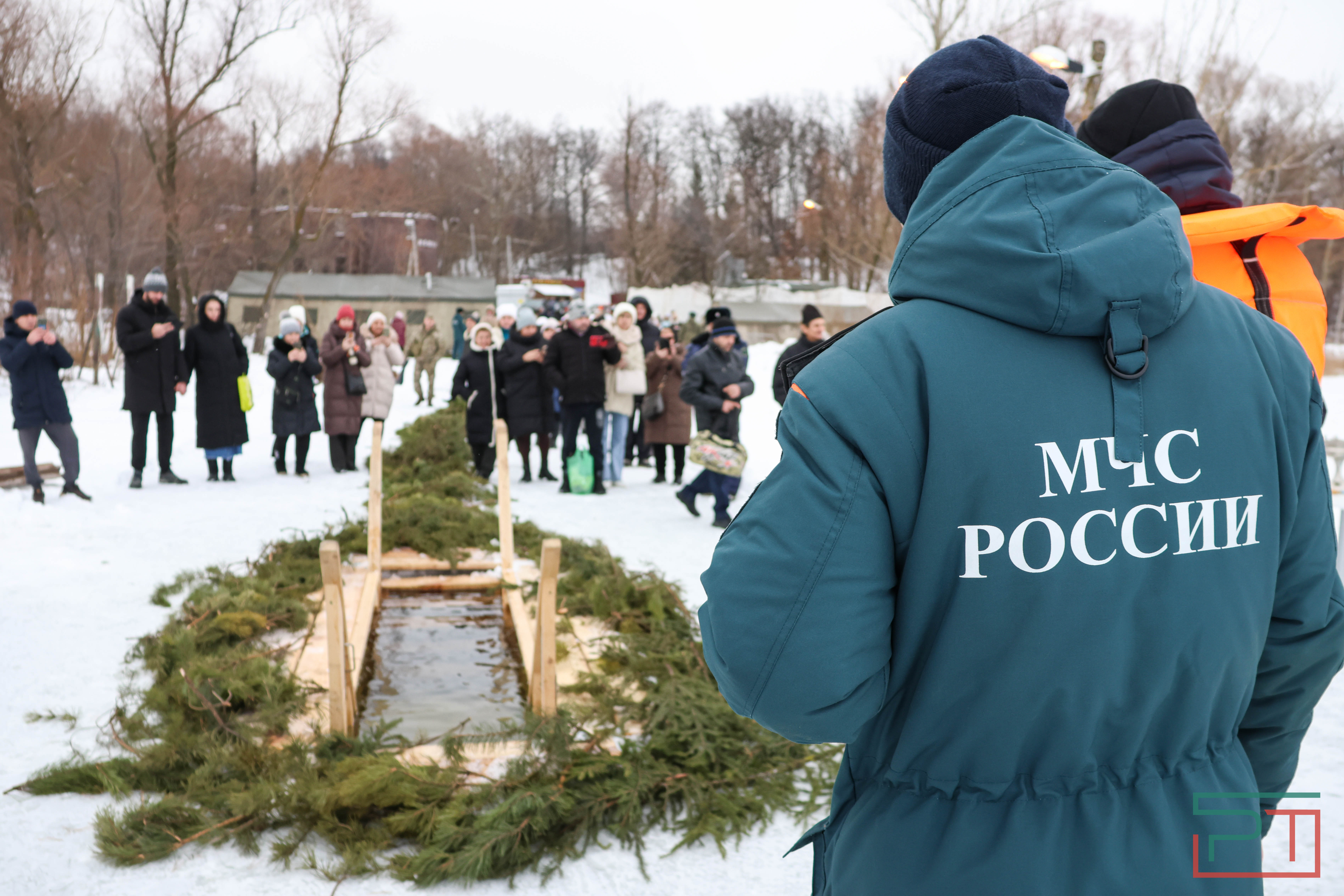 Крещенские купания на озере Верхний Кабан