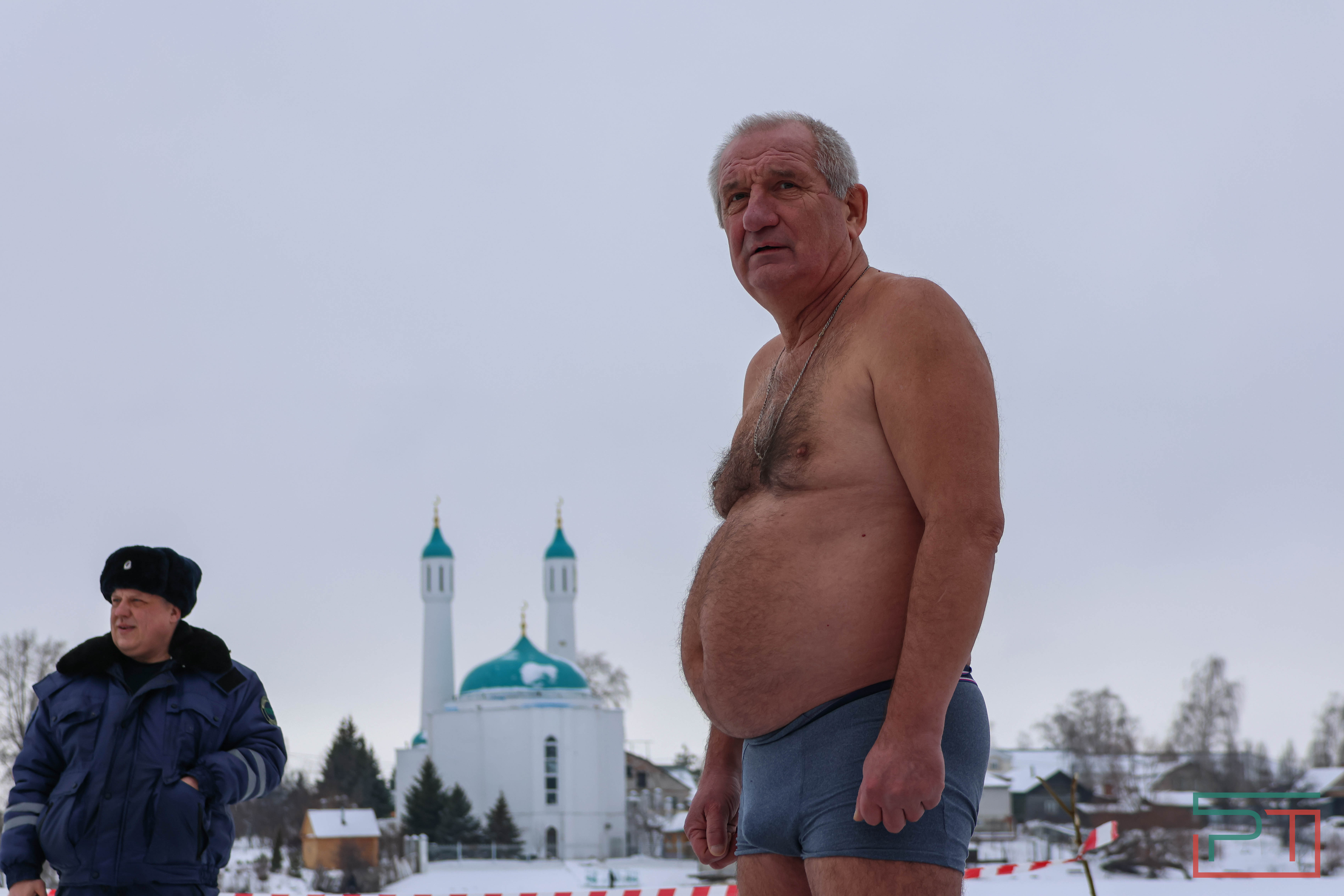 Крещенские купания на озере Верхний Кабан