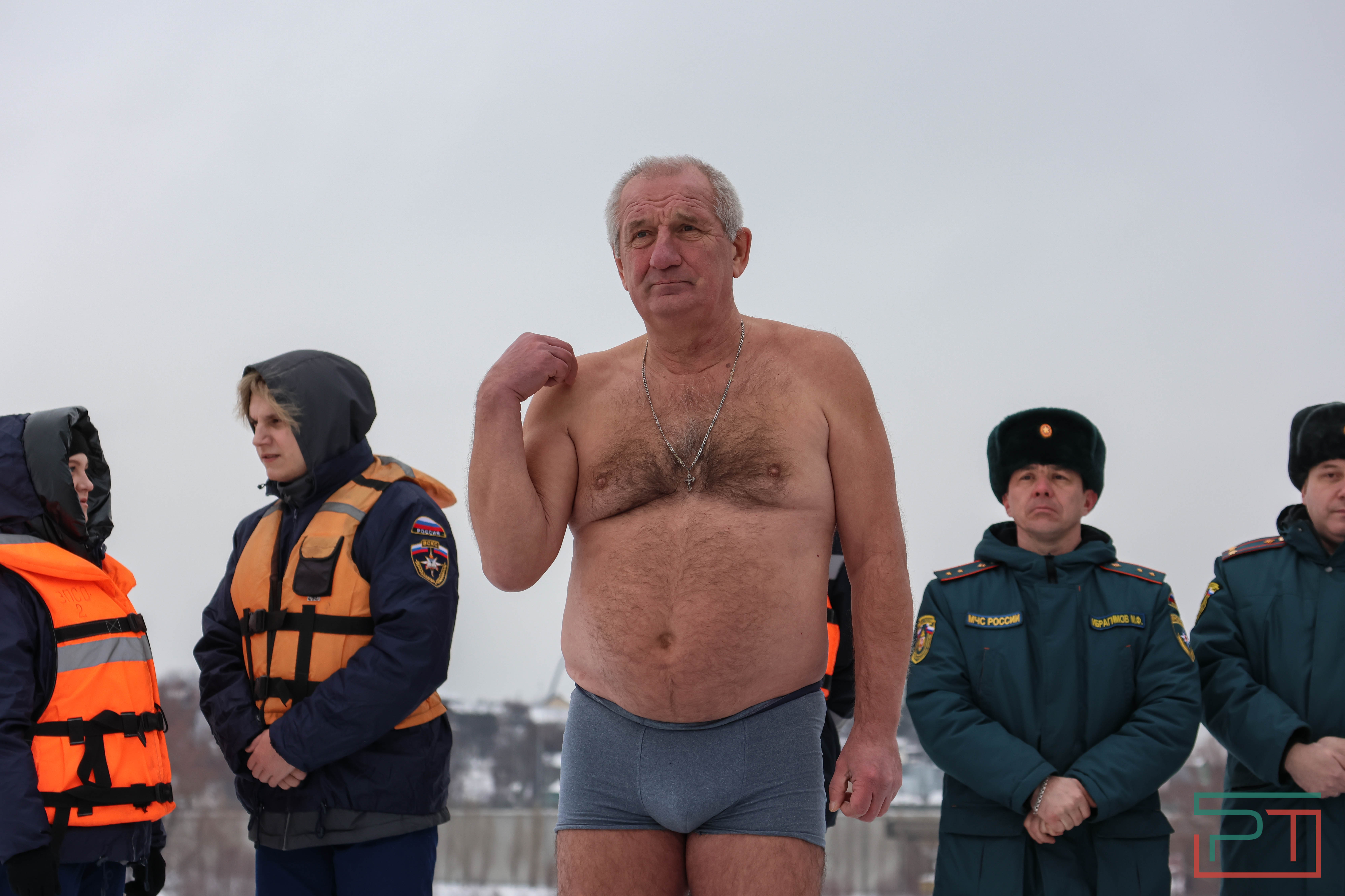 Крещенские купания на озере Верхний Кабан