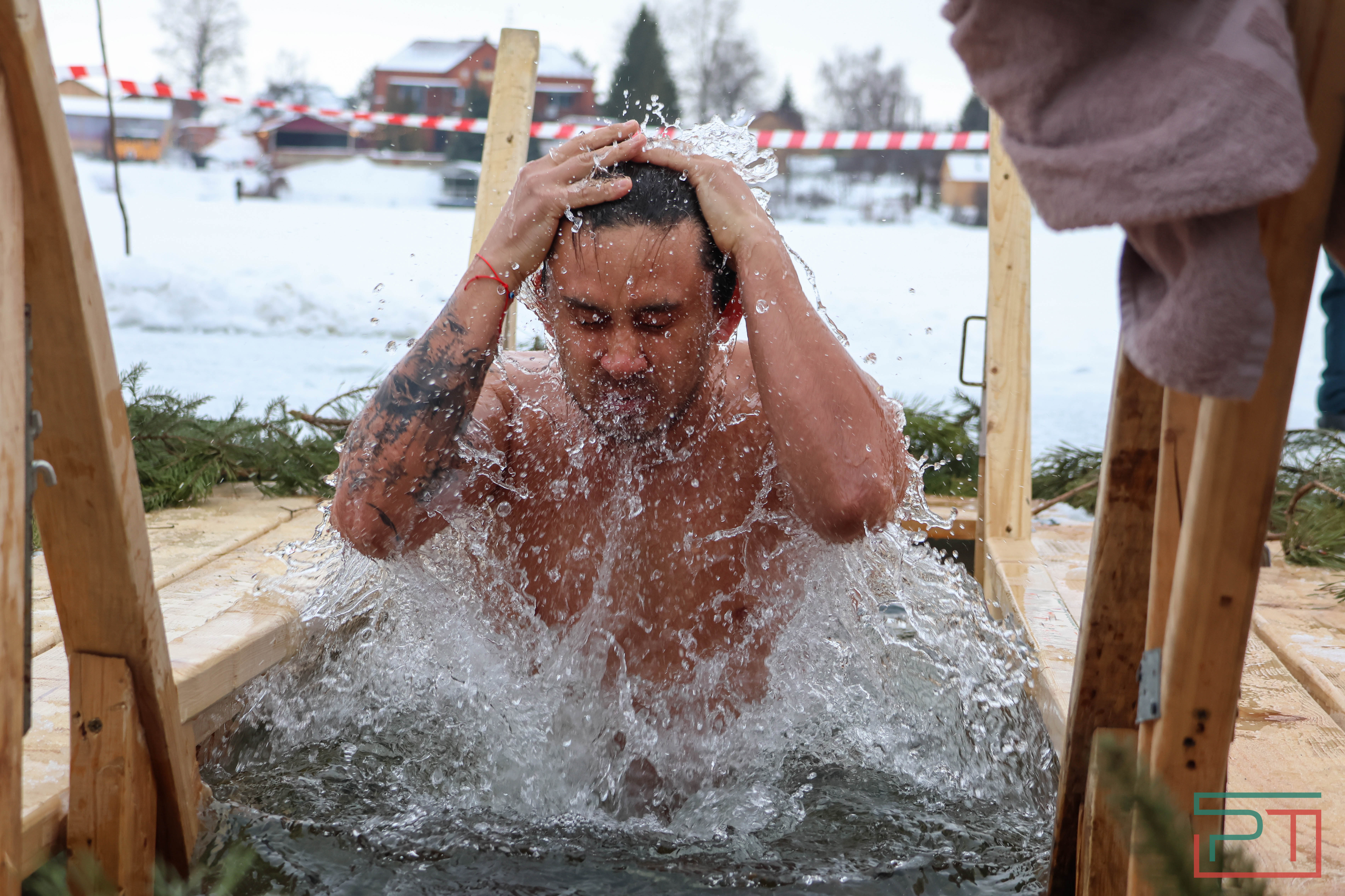 Крещенские купания на озере Верхний Кабан