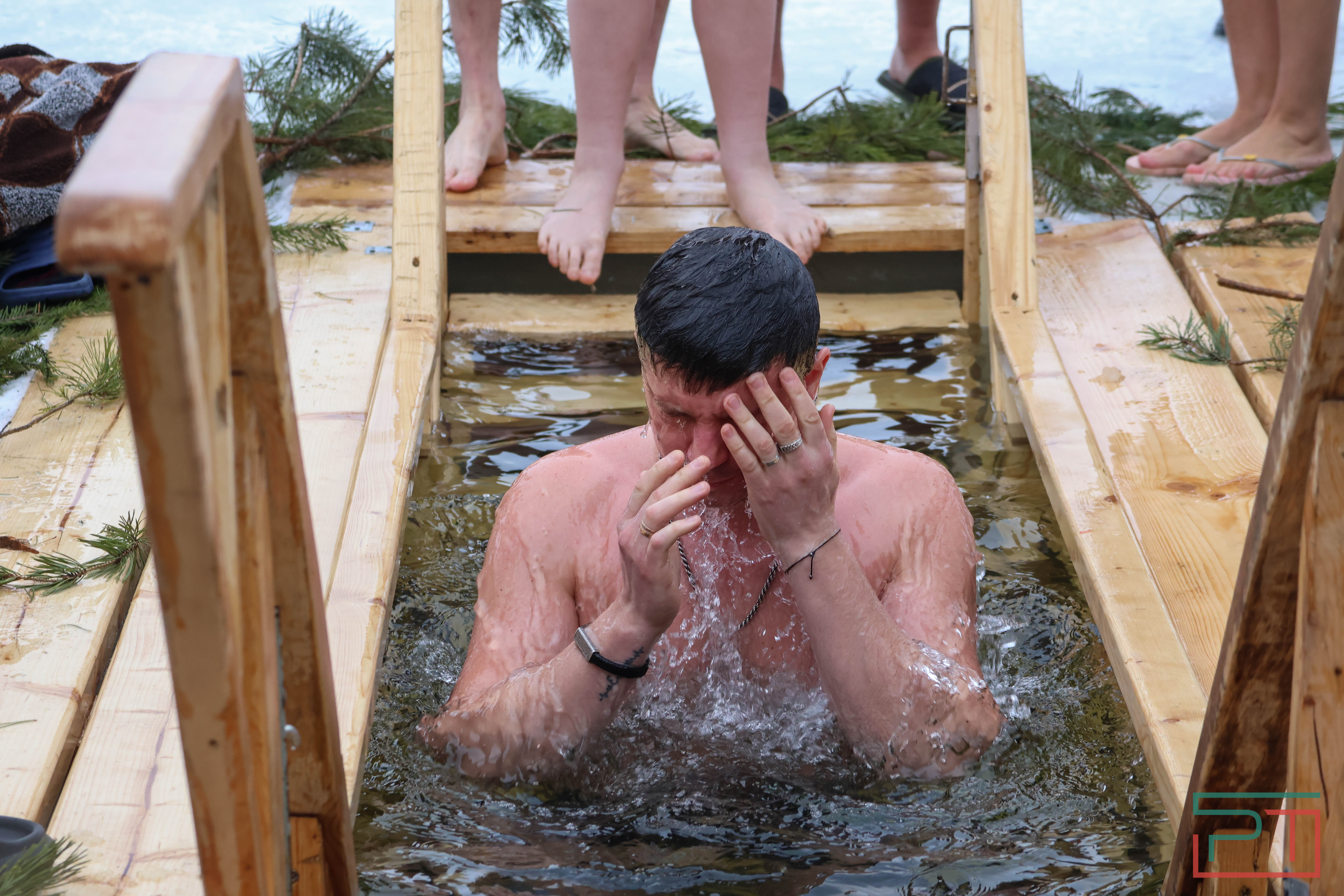 Крещенские купания на озере Верхний Кабан