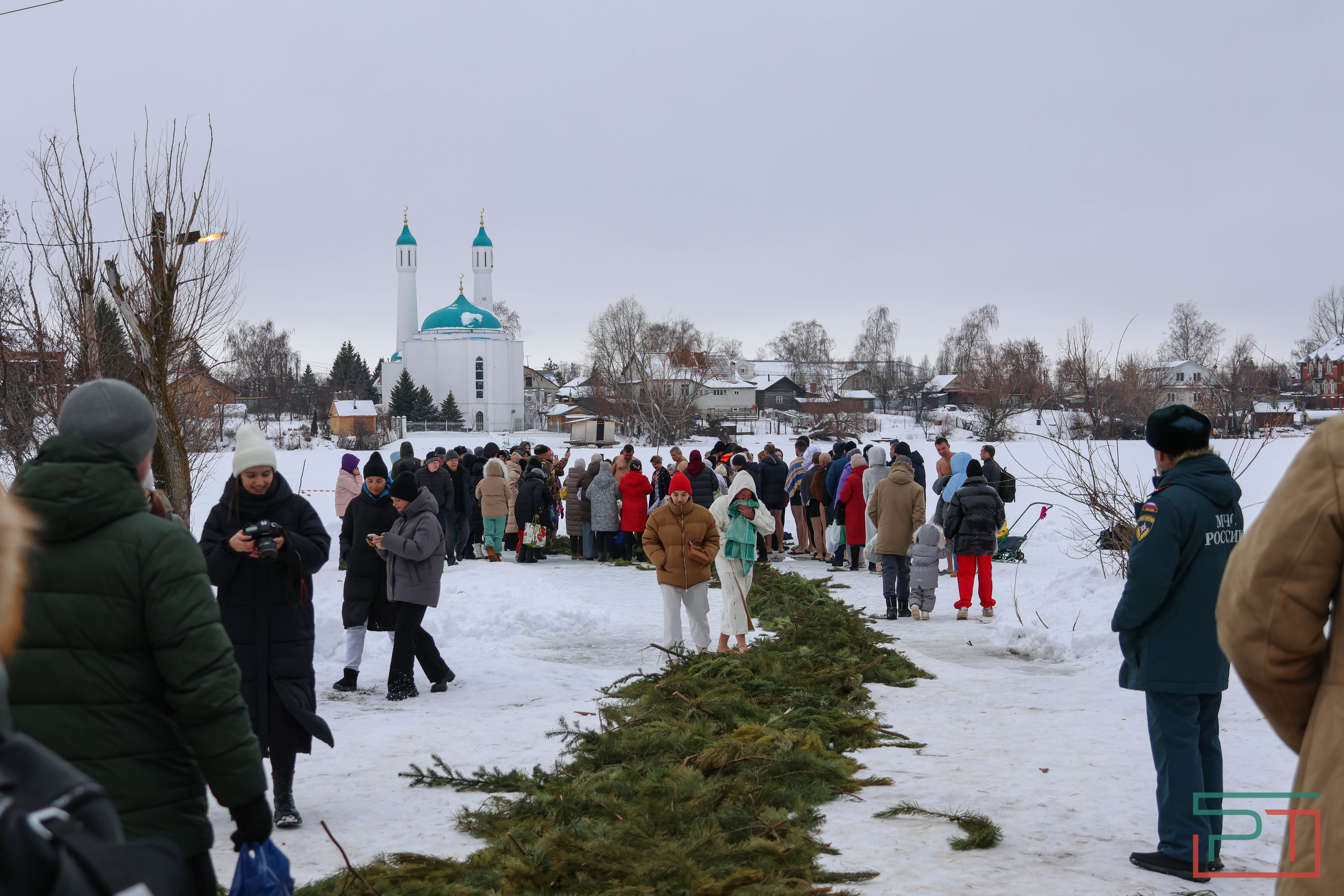 Крещенские купания на озере Верхний Кабан