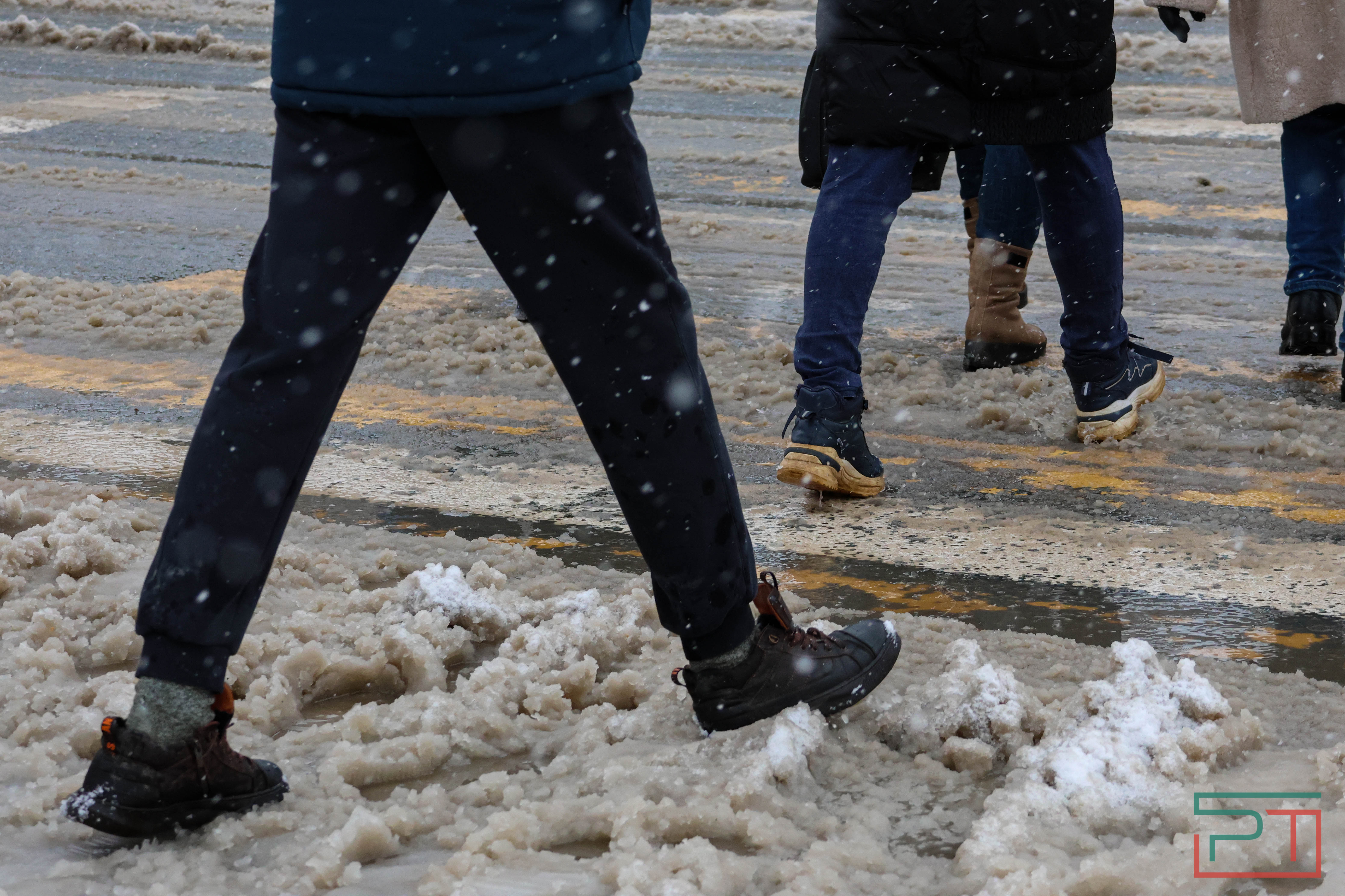 Зима отменяется: в январе казанцам вместо лыж пригодились зонтики