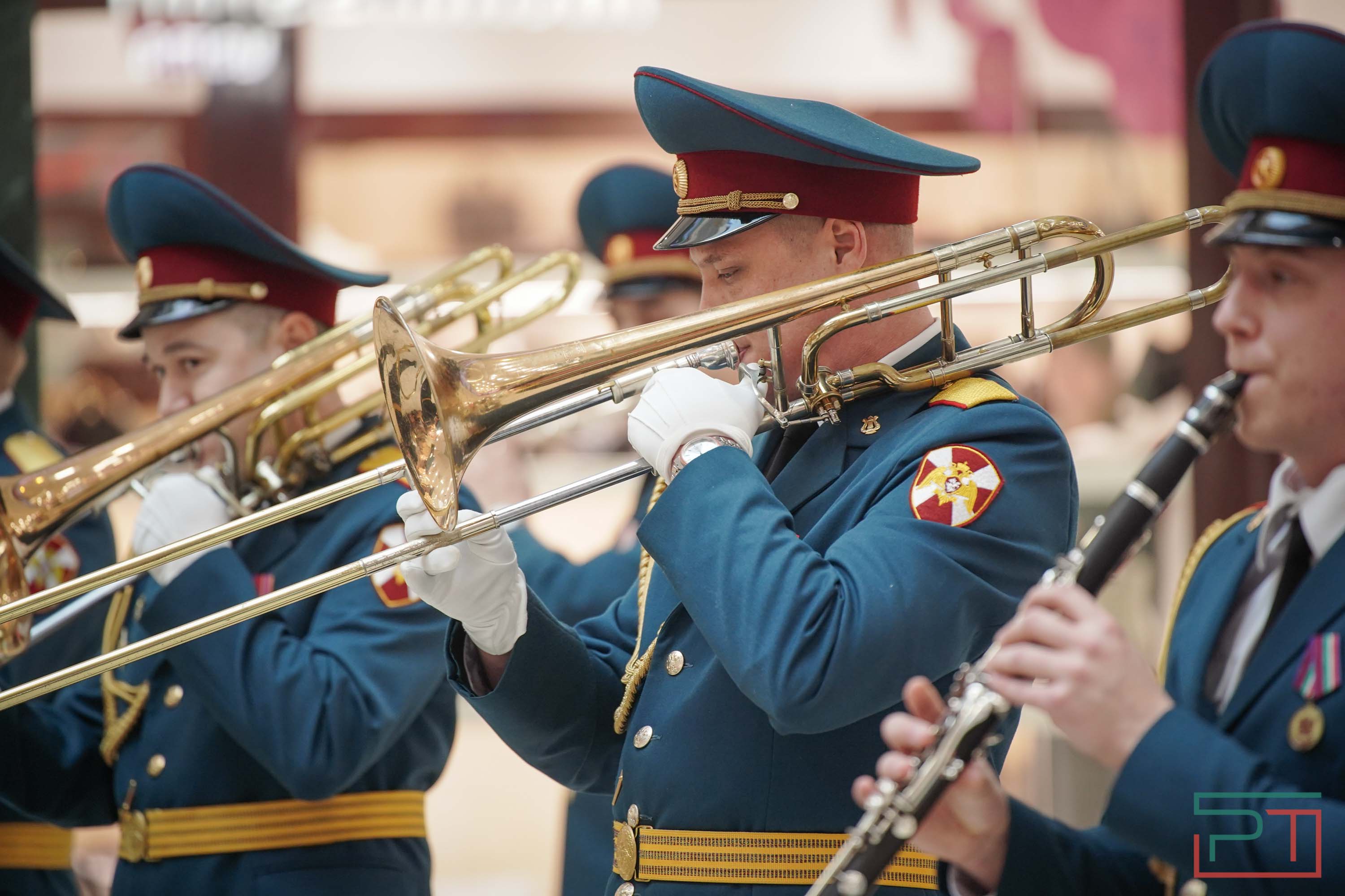 Флешмоб оркестра Росгвардии