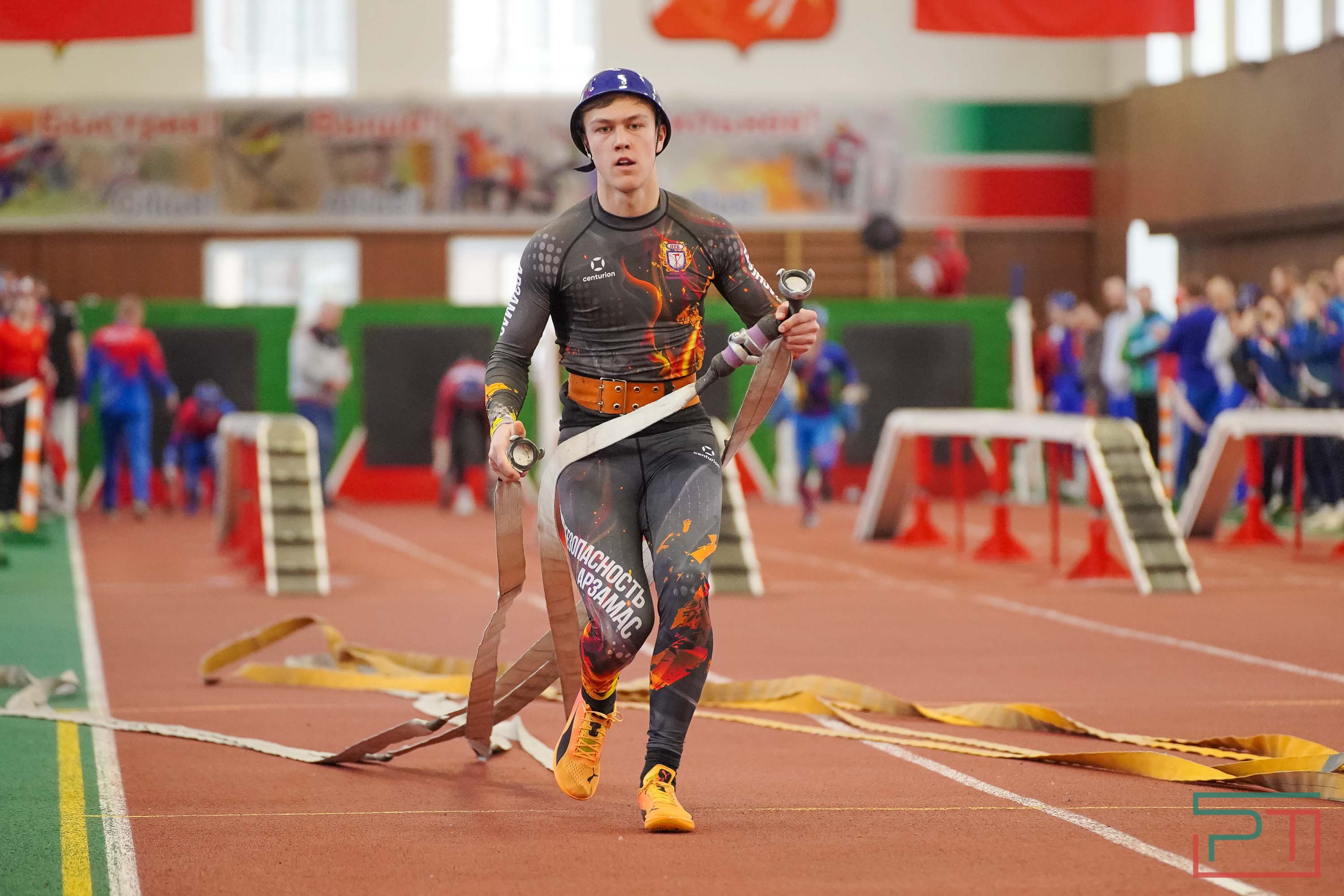 Старт соревнований по пожарно-спасательному спорту