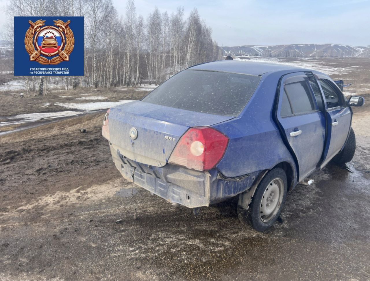 Водитель Geely погиб при столкновении с Lada Vesta на трассе в Бугульминском районе