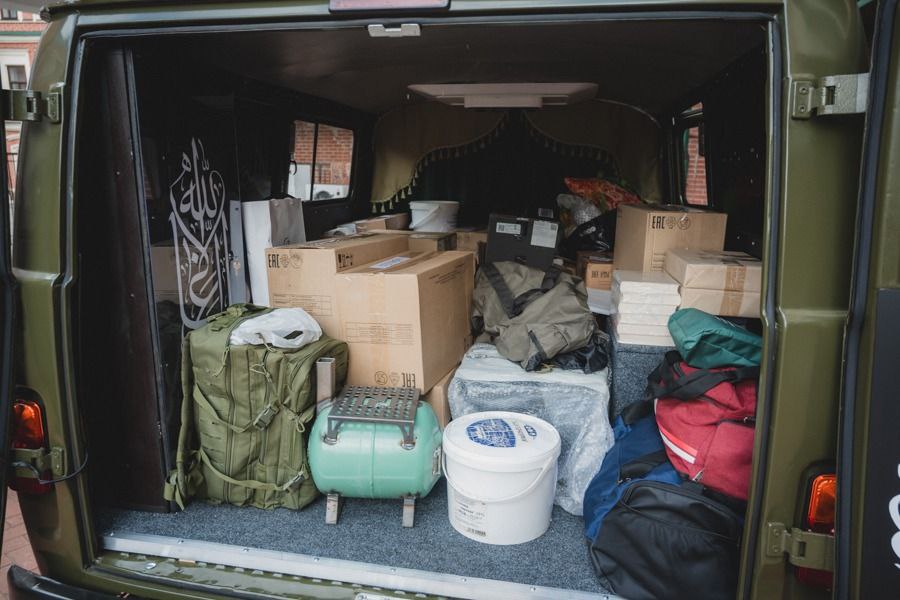 Муфтий Татарстана вручил ключи от мобильной мечети имаму батальона «Батыр»