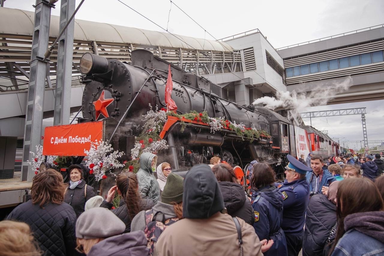 Поезд Победы прибыл в Казань
