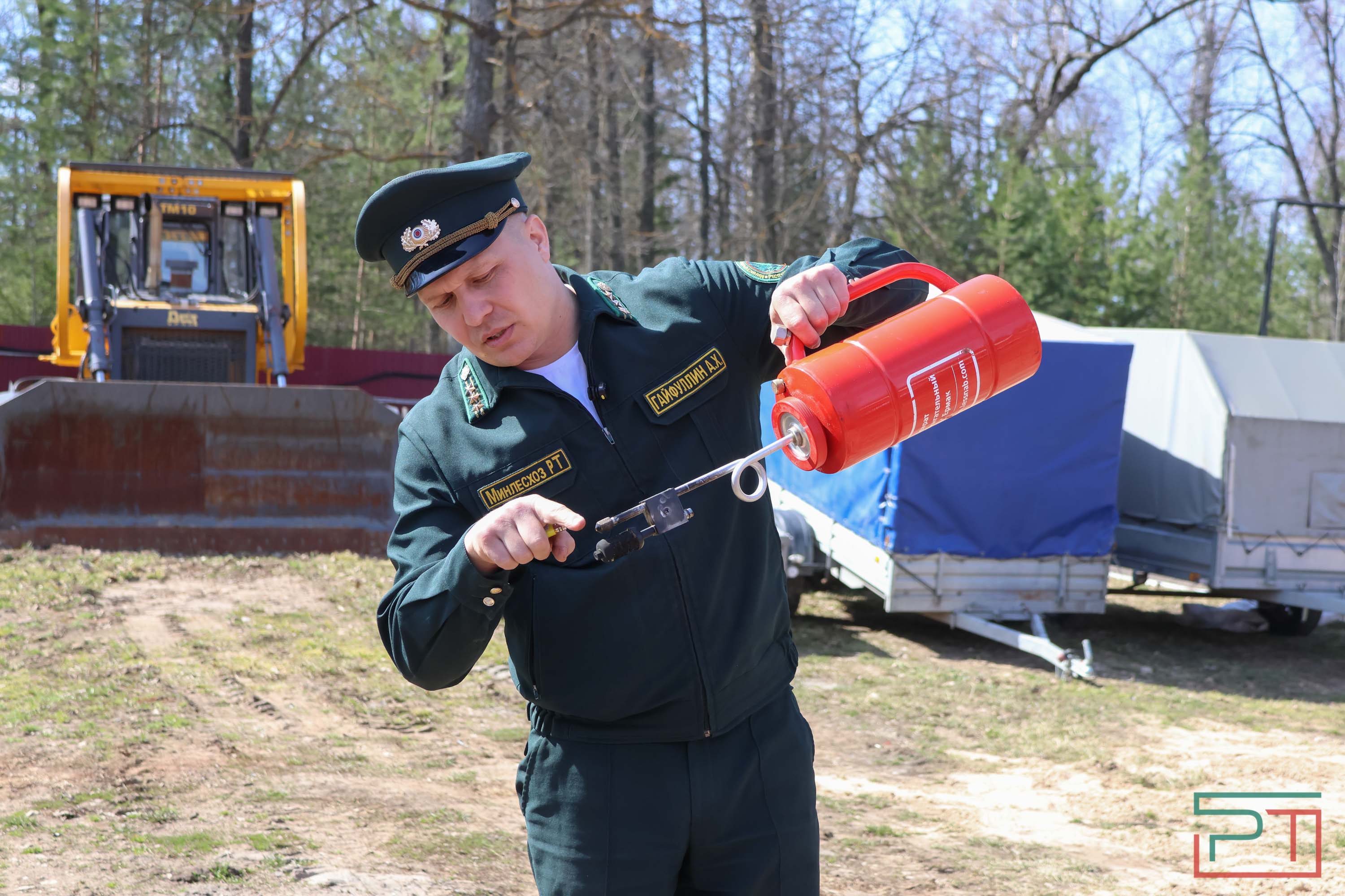 Пресс-тур на лесопожарную станцию