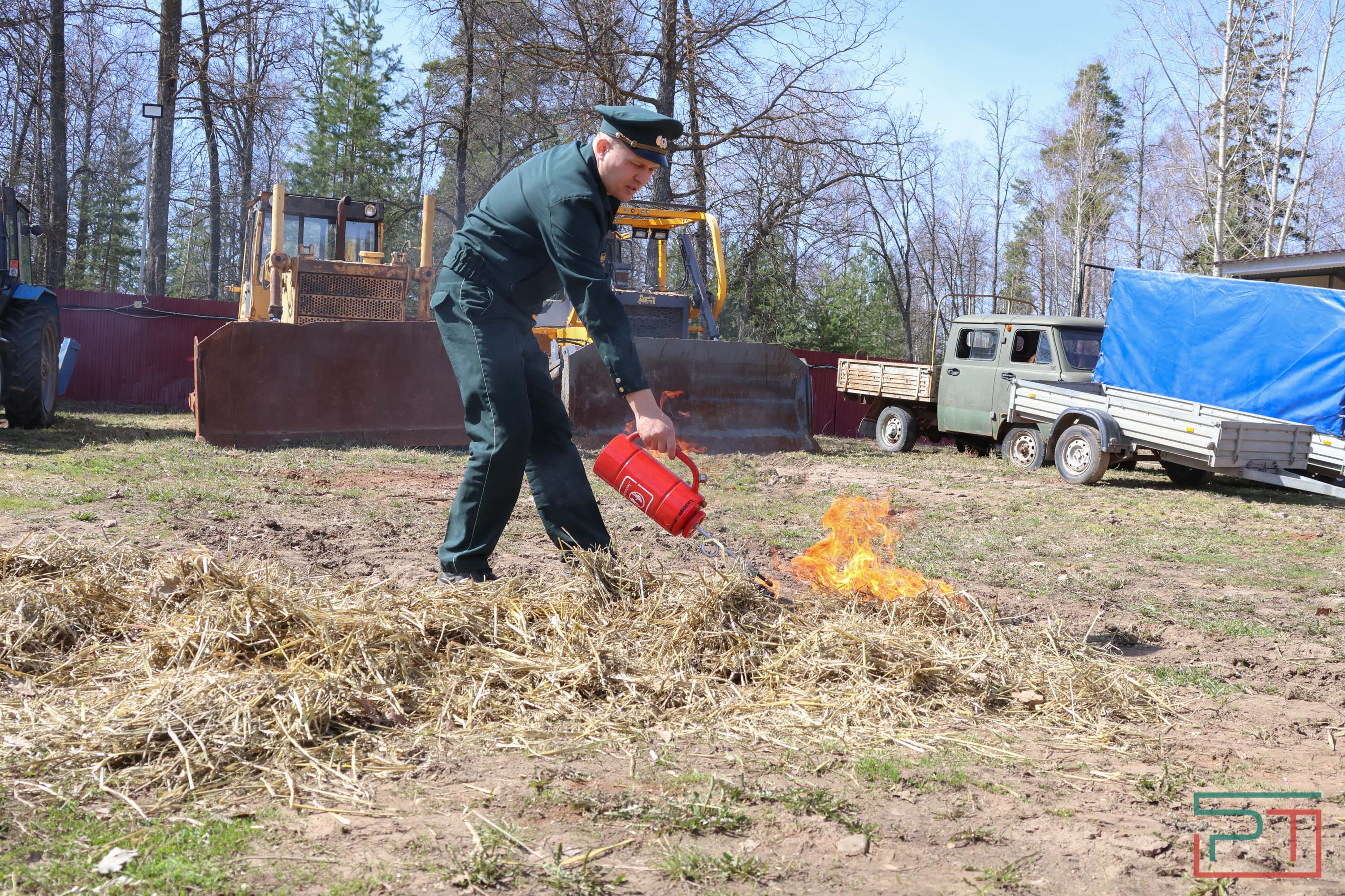 Пресс-тур на лесопожарную станцию