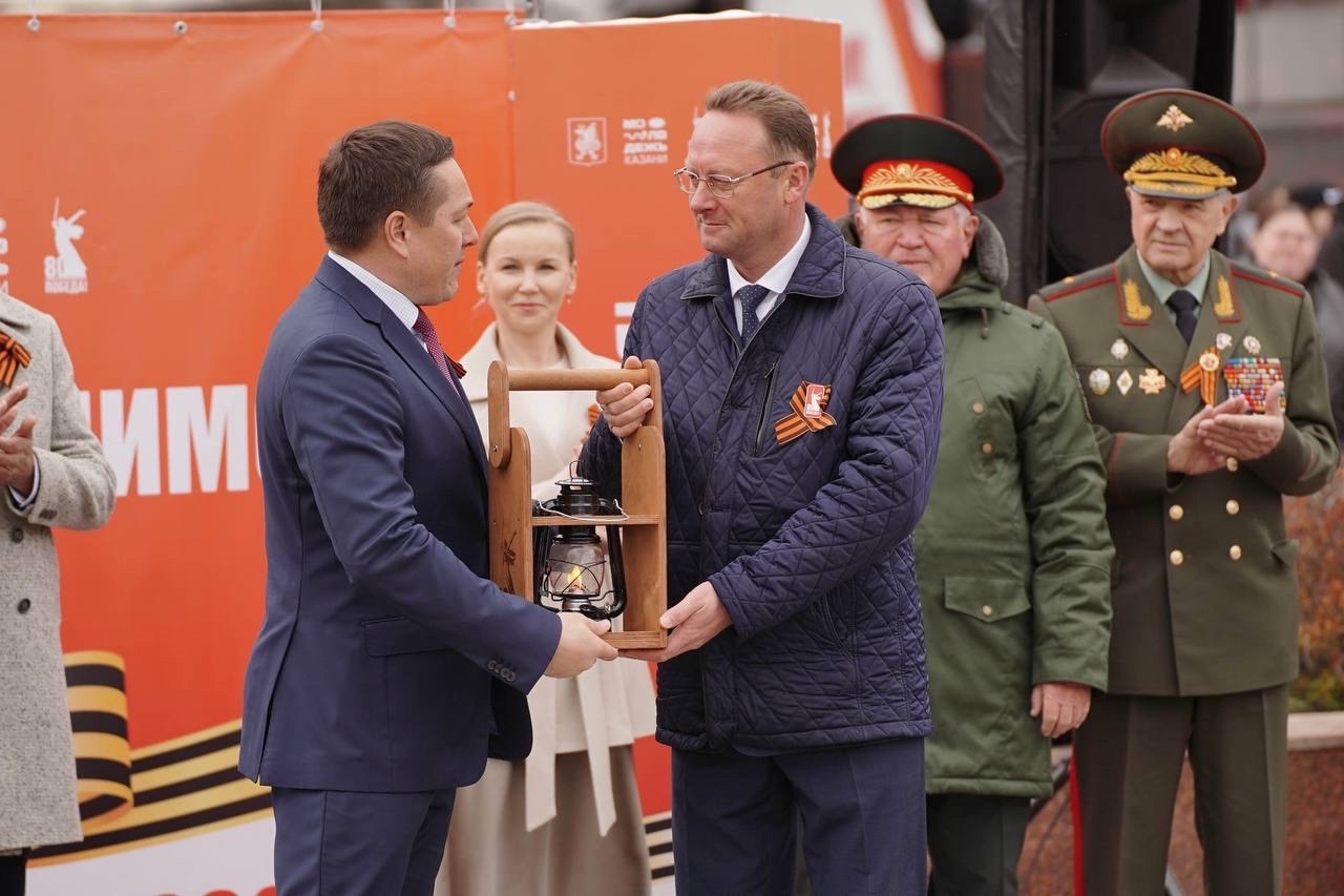 Поезд Победы прибыл в Казань