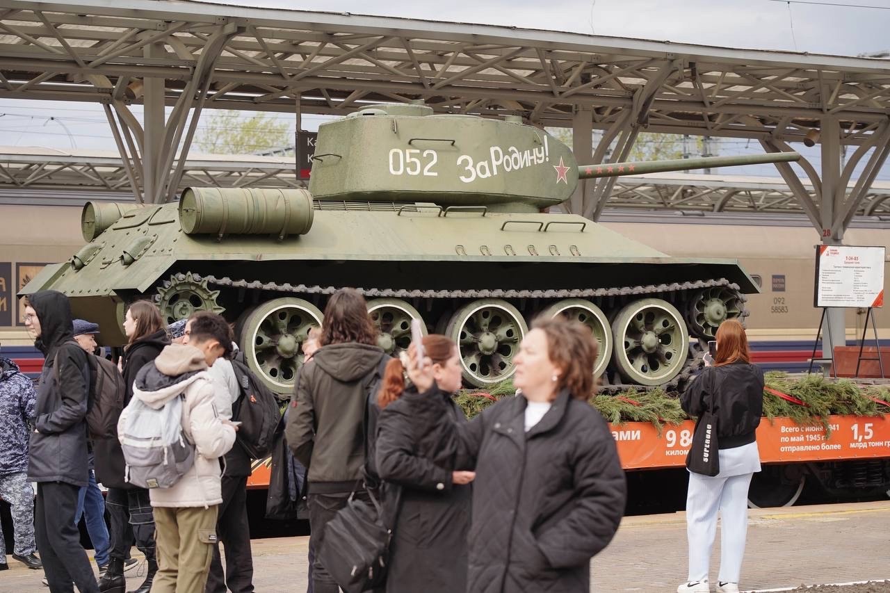 Поезд Победы прибыл в Казань