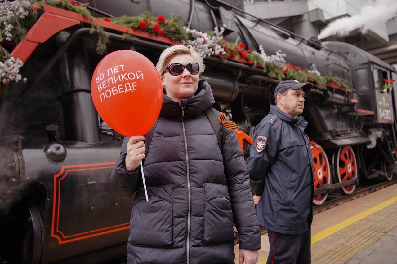 Поезд Победы прибыл в Казань