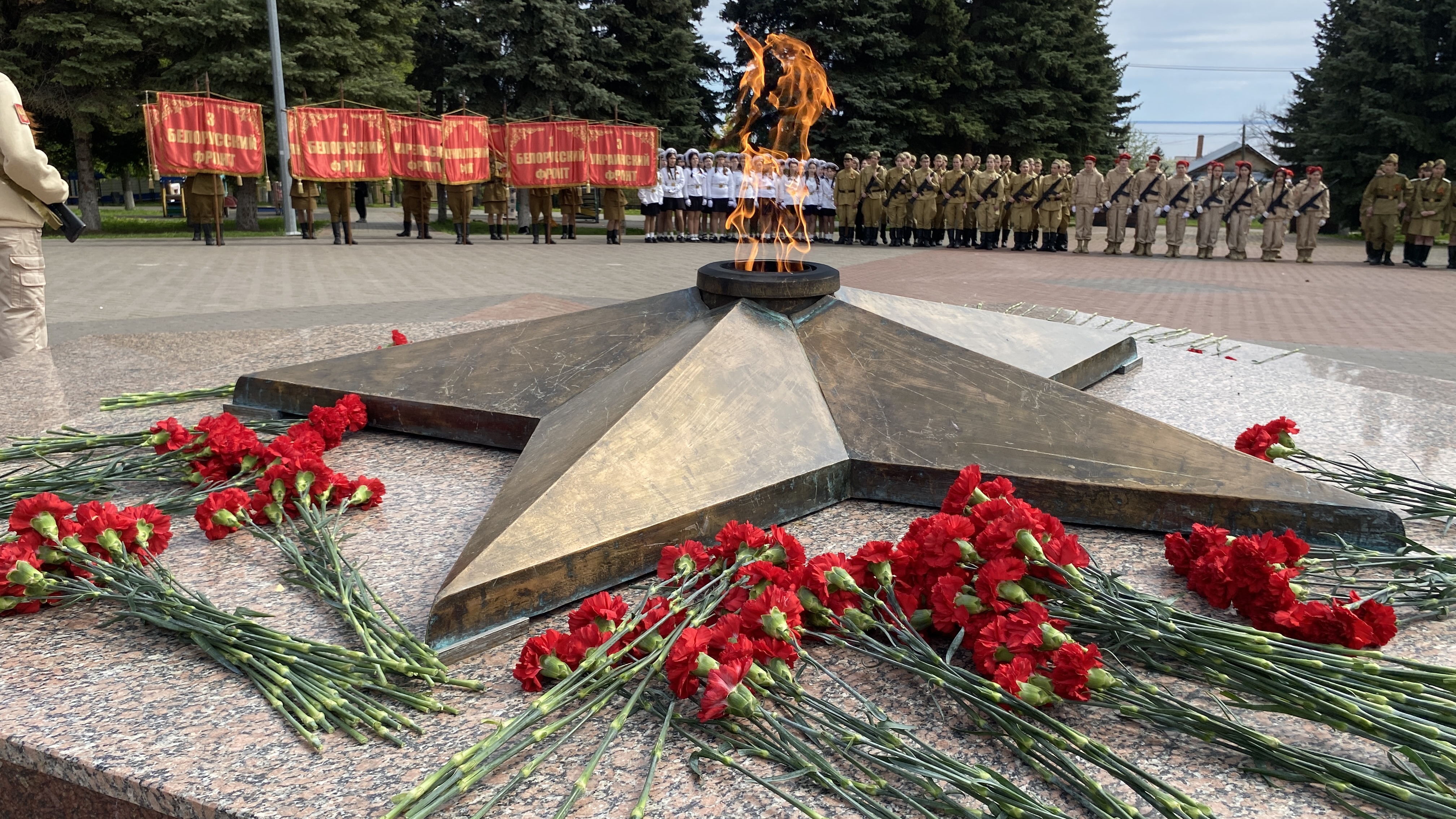 Лаишево присоединилось к всероссийской акции по зажжению Вечного огня