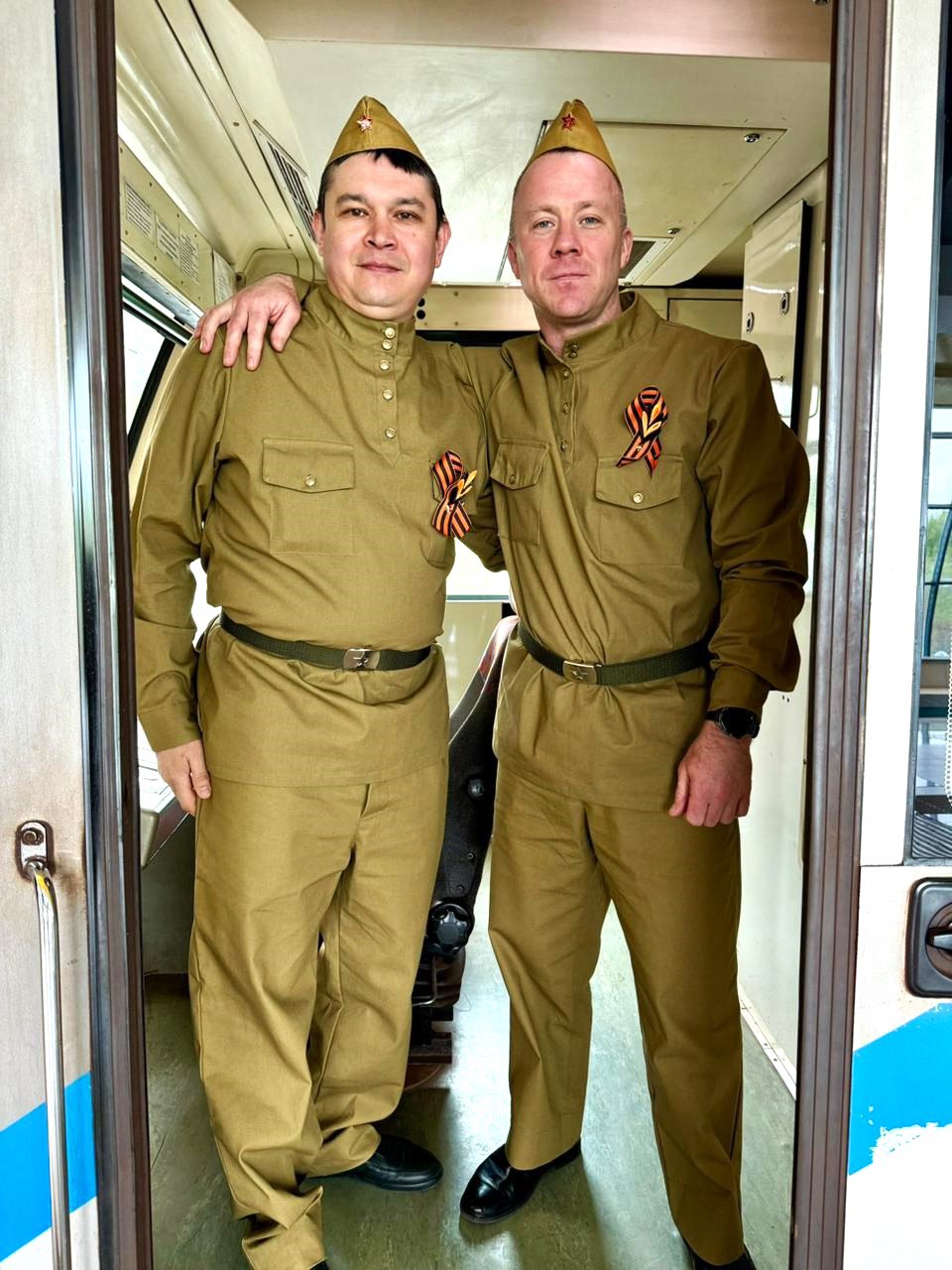 Сотрудники метрополитена Казани переоделись в форму военных лет