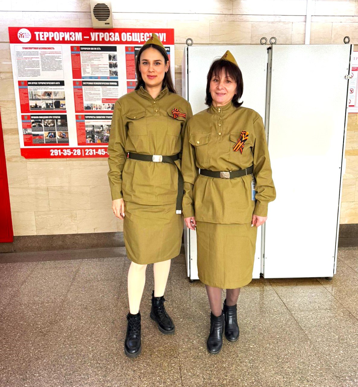 Сотрудники метрополитена Казани переоделись в форму военных лет